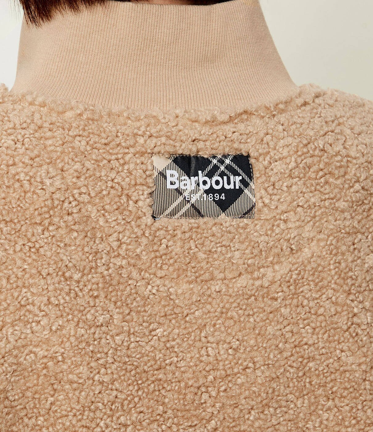 Barbour Din fleece hanorac Fawne | regular fit