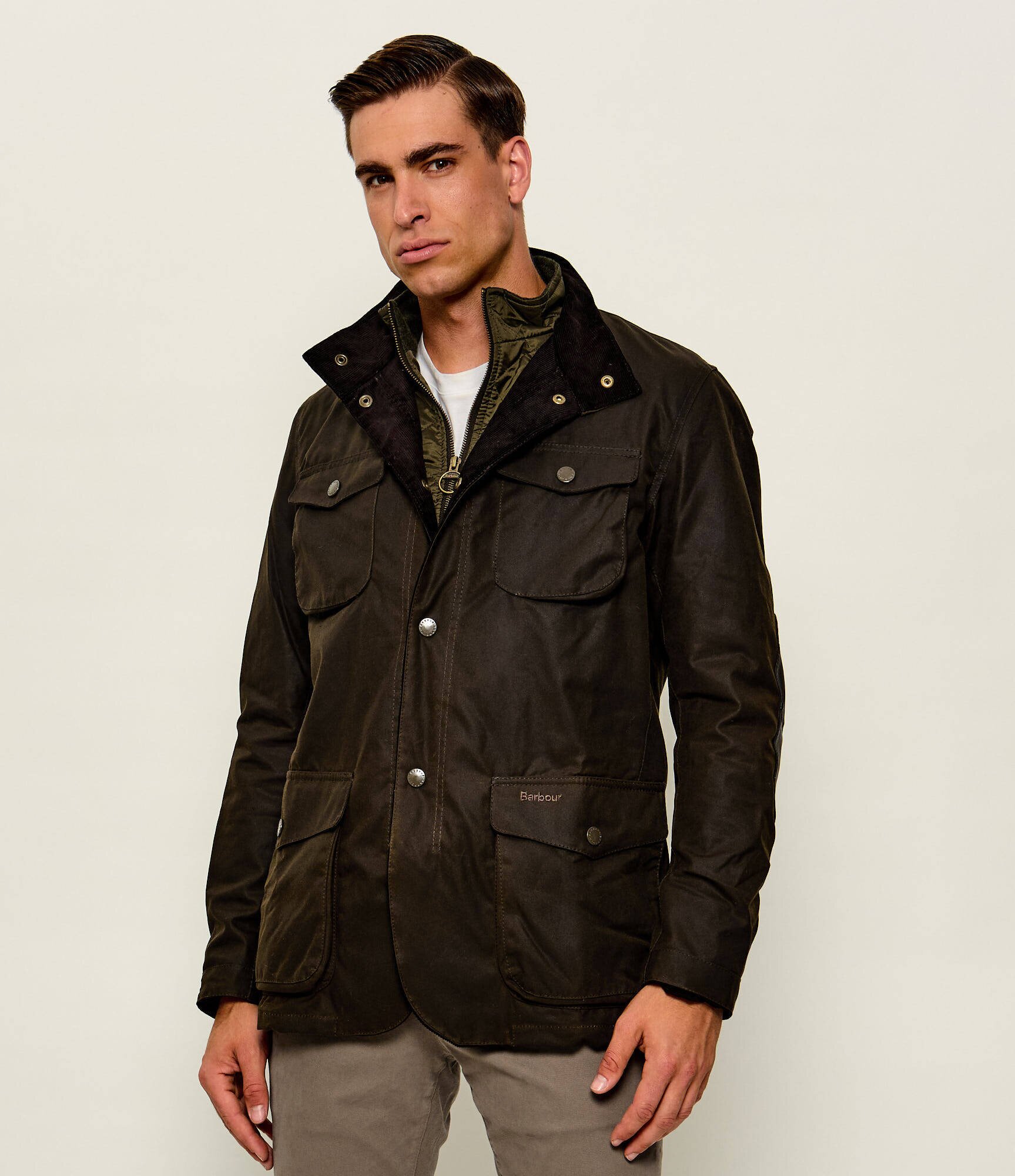 Barbour Geacă Ogston | regular fit cu adaos de lână