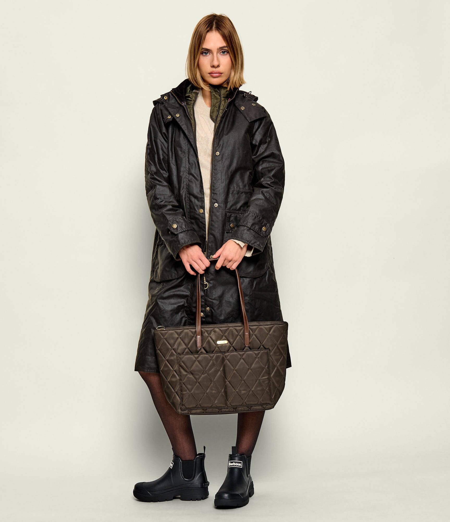 Barbour Geantă shopper + borsetă
