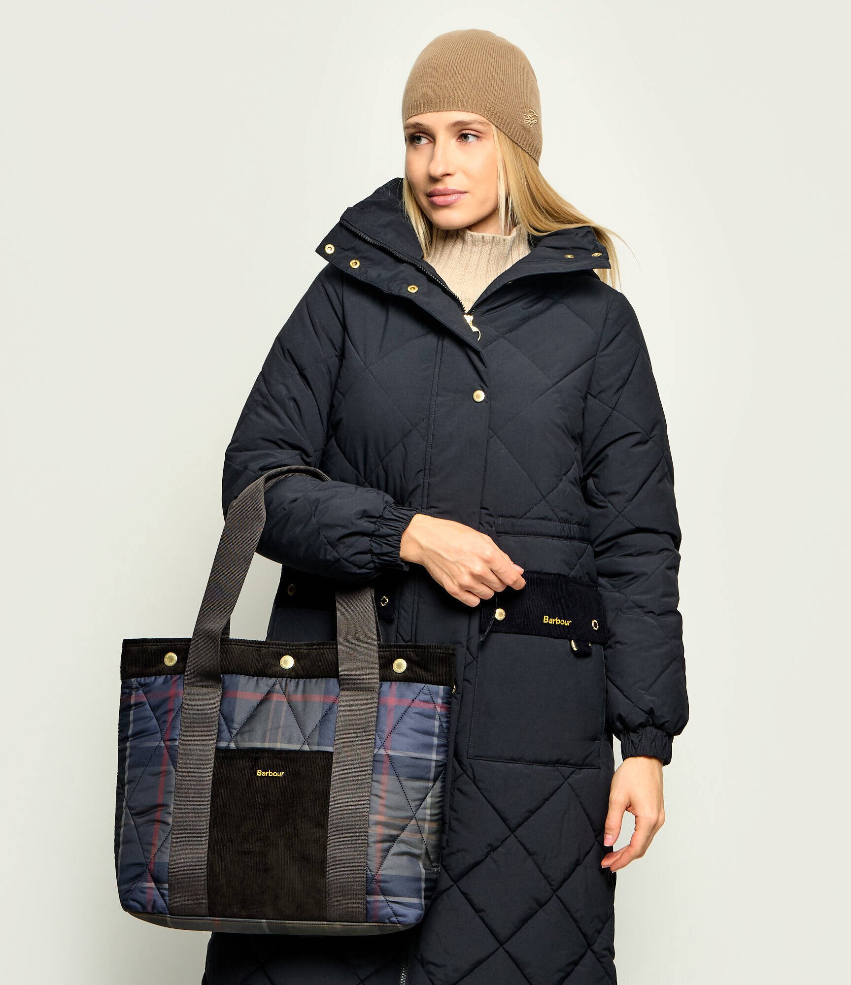 Barbour Geantă shopper Healy | catifea reiată