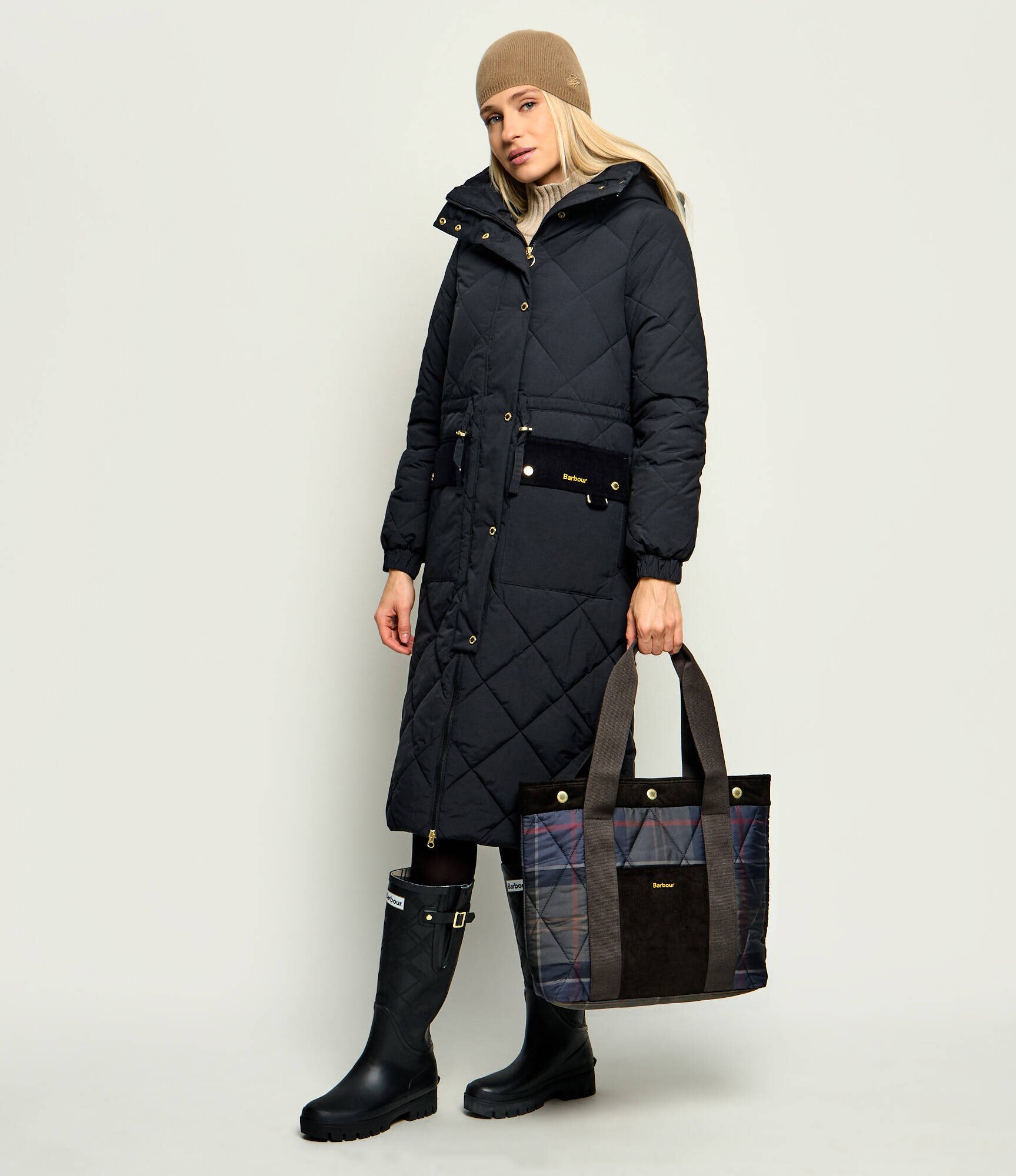 Barbour Geantă shopper Healy | catifea reiată