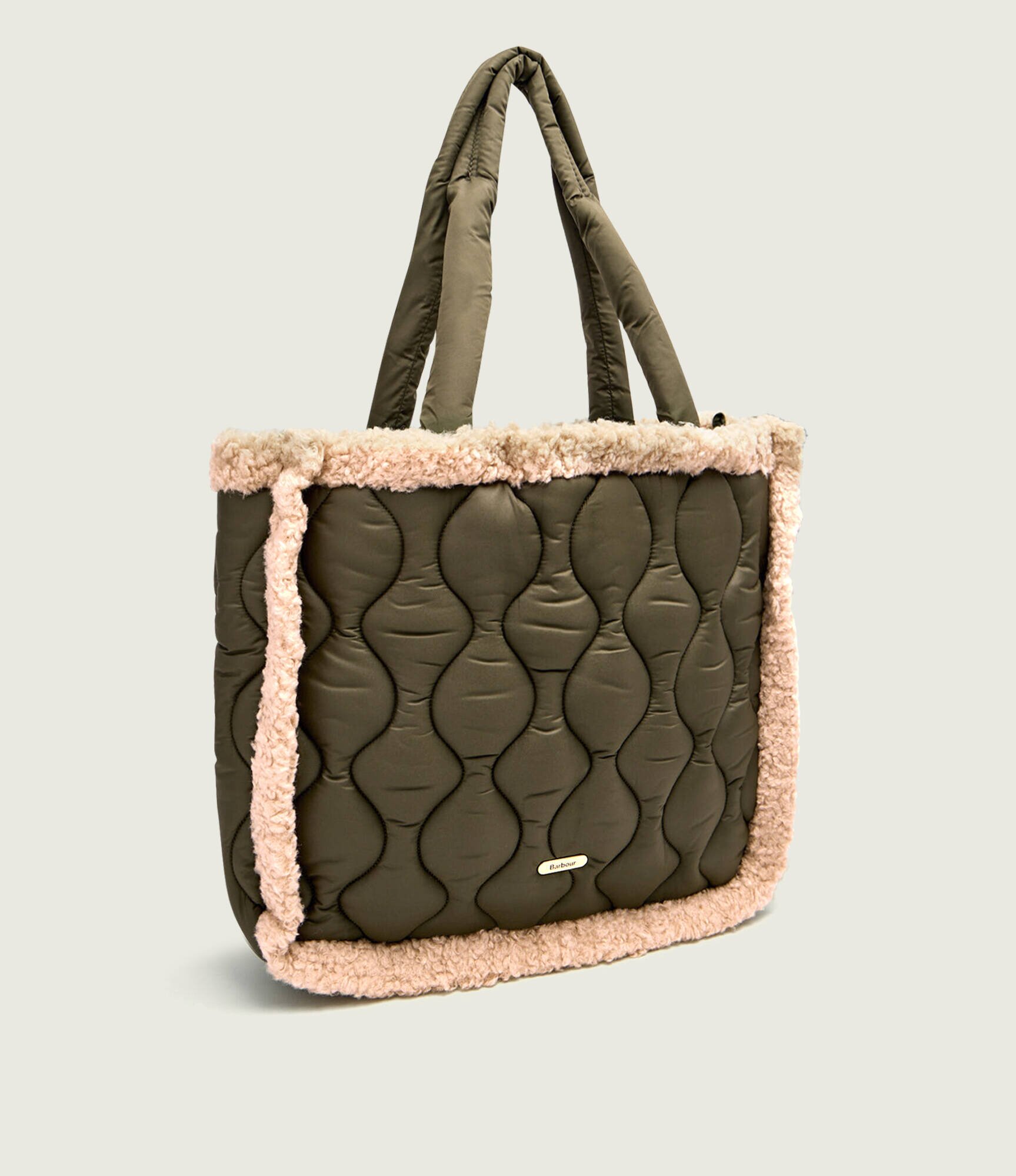 Barbour Geantă shopper Marnie Quilt | shearling