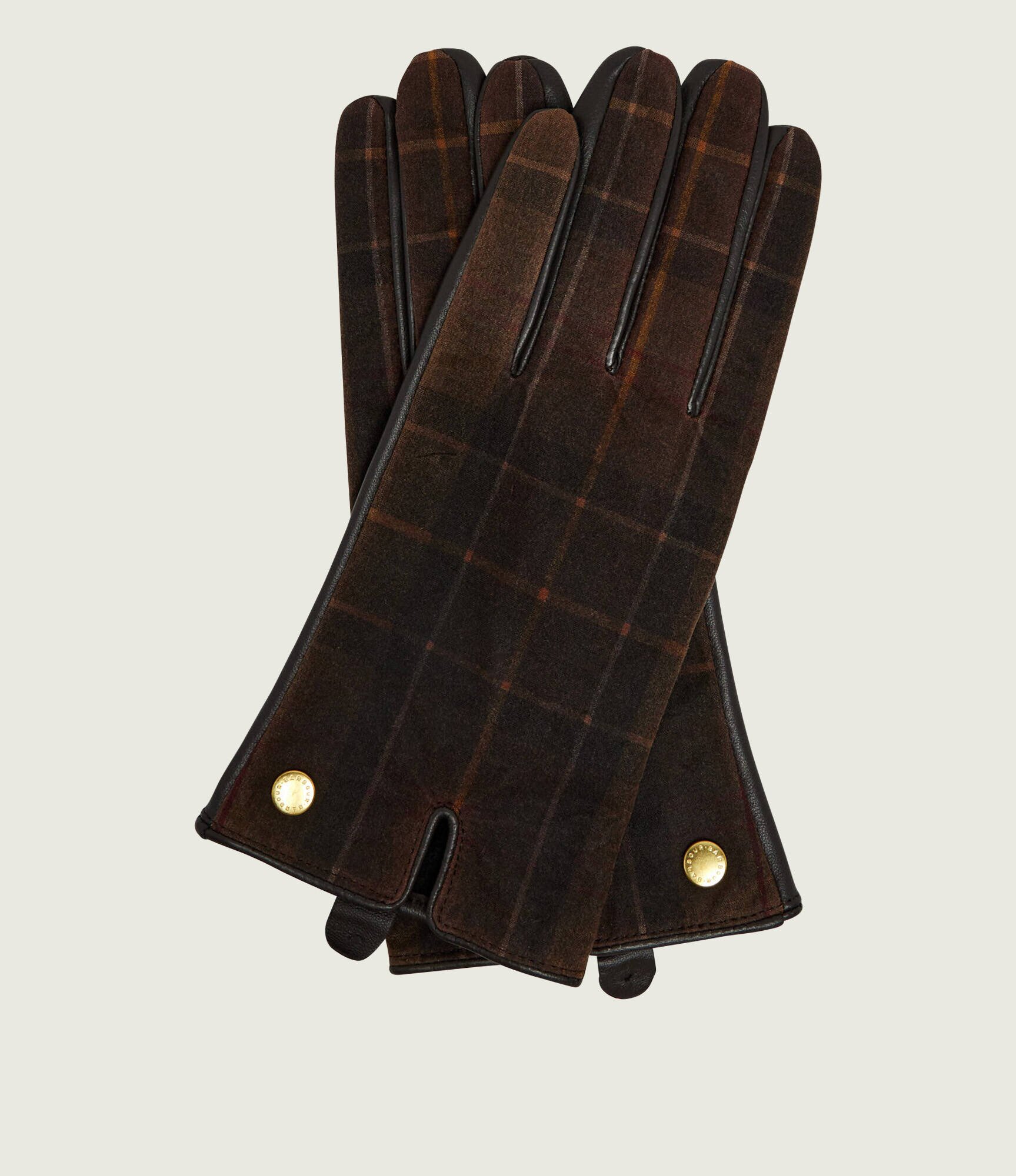 Barbour Mănuși de piele Scarlet