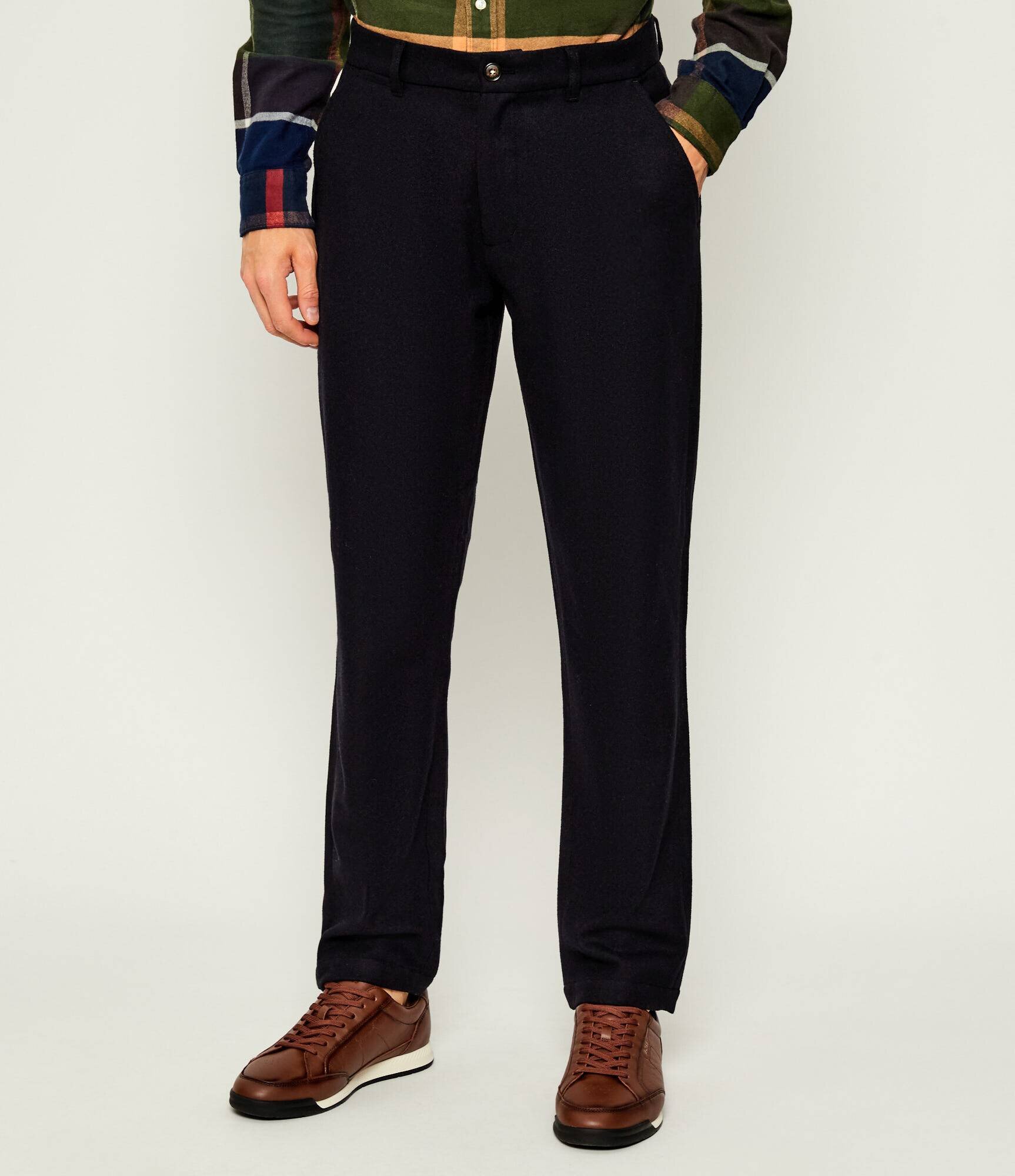 Barbour Pantaloni Tailored | regular fit cu adaos de lână