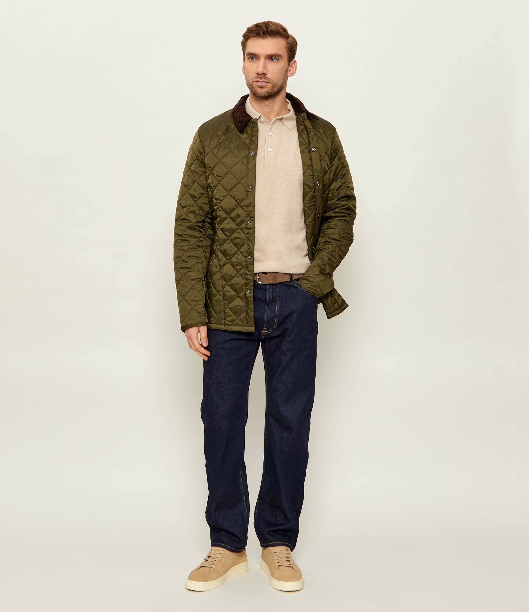Barbour Pulover Muston | regular fit | cu adaos de in