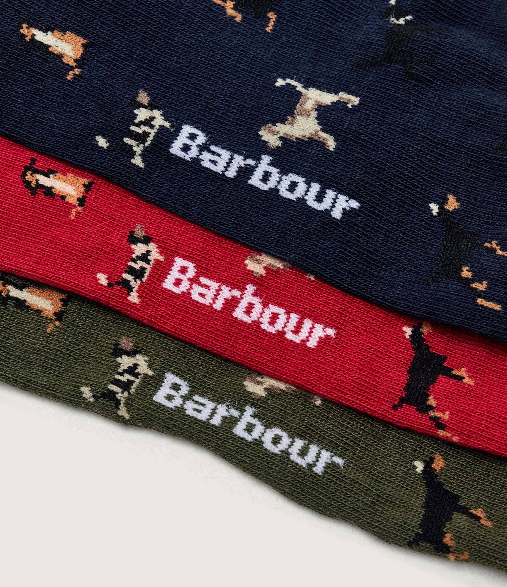 Barbour Șosete 3-pack Dog