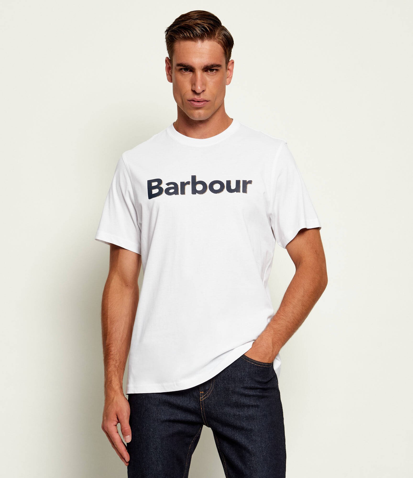 Barbour Tricou Halstow Logo | Tailored slim