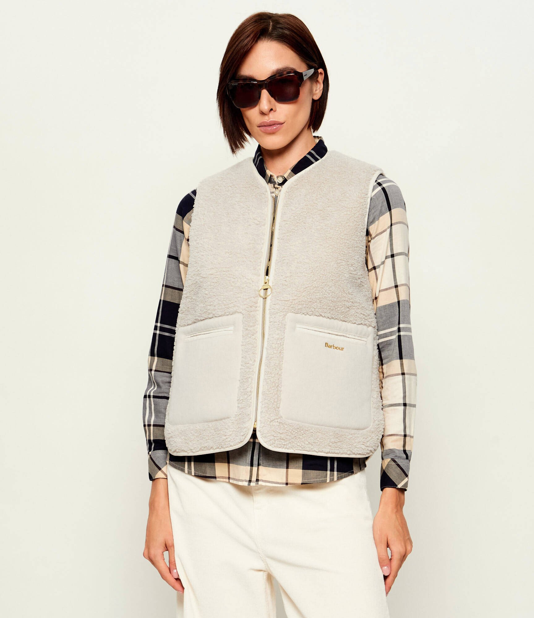 Barbour Vestă Bainford | regular fit | shearling
