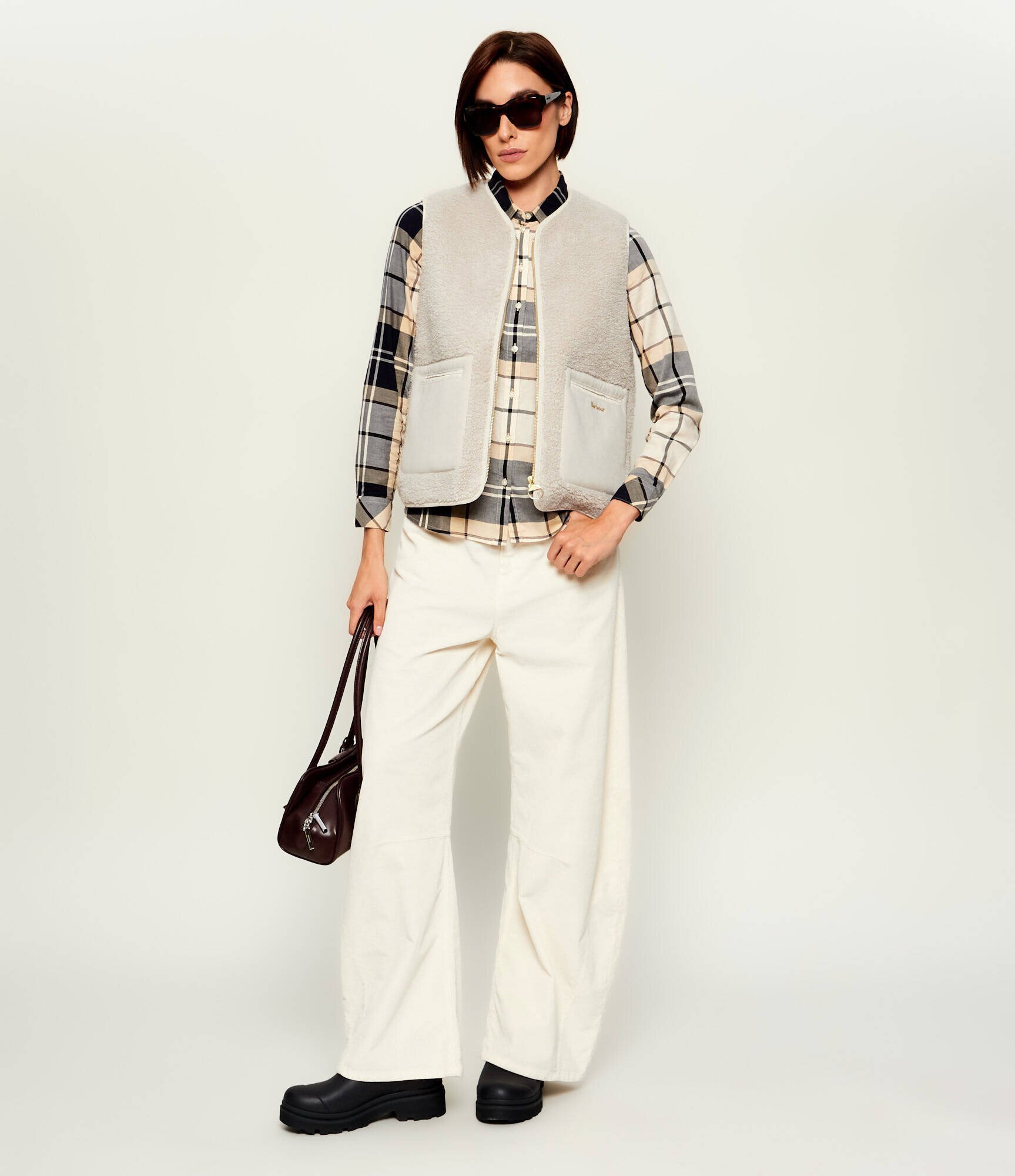 Barbour Vestă Bainford | regular fit | shearling