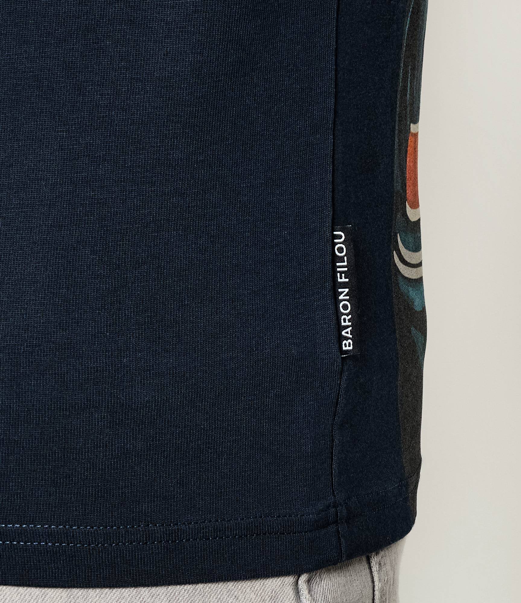 Baron Filou Tricou Car With Skis | Oversize fit
