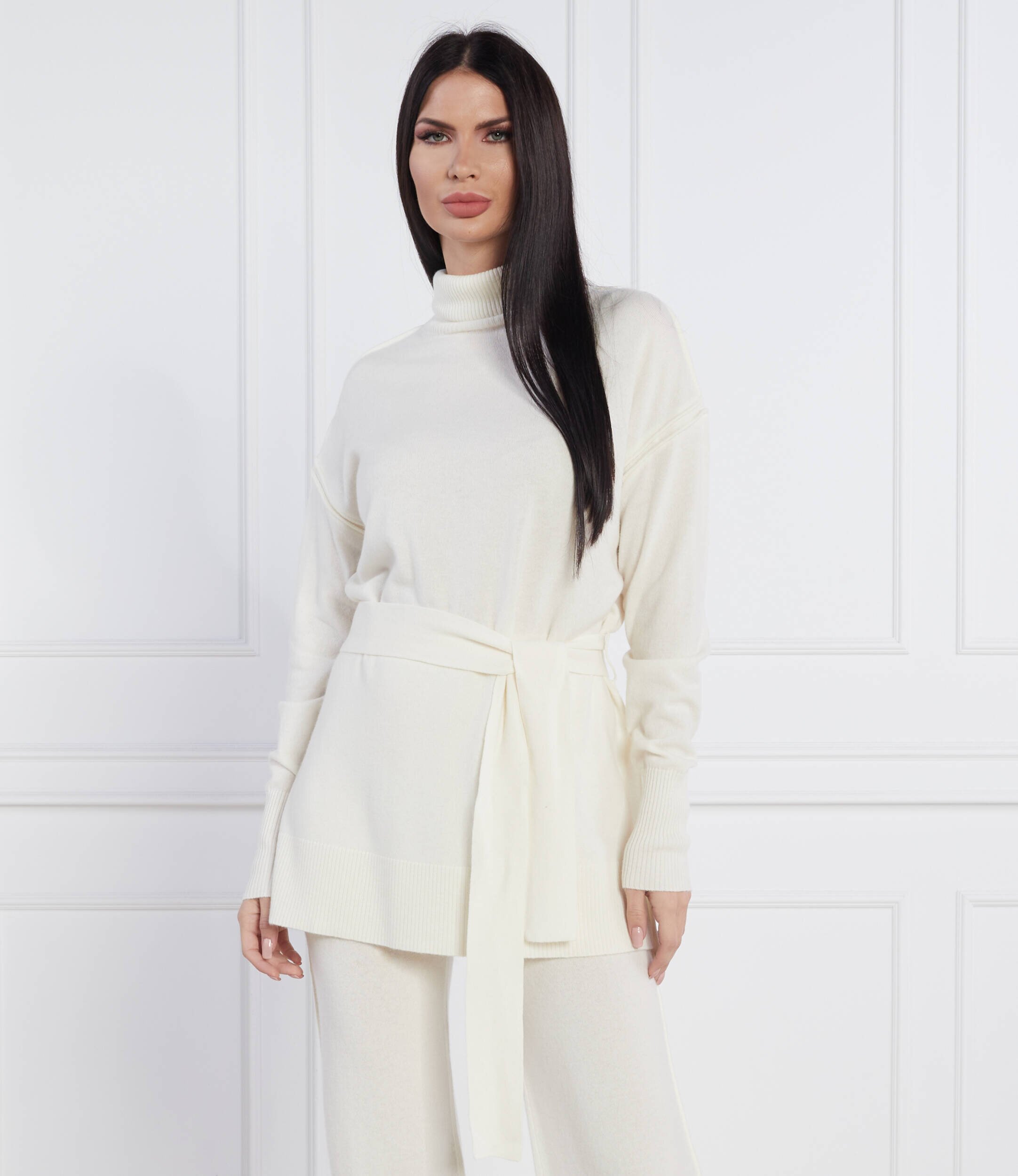 Beatrice B de lână maletă maglia | regular fit cu adaos de cașmir