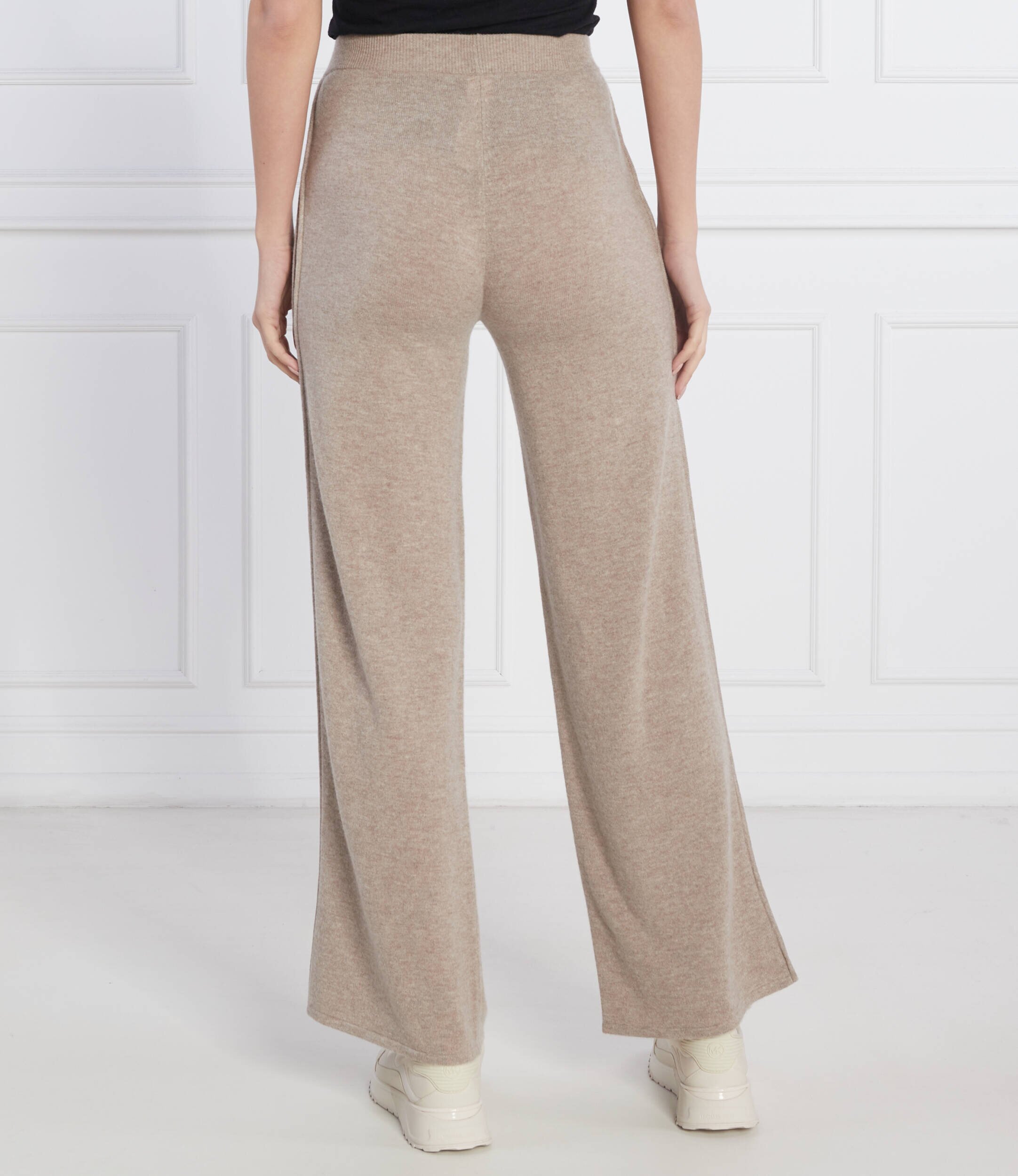 Beatrice B De lână pantaloni de tricot | Relaxed fit cu adaos de cașmir