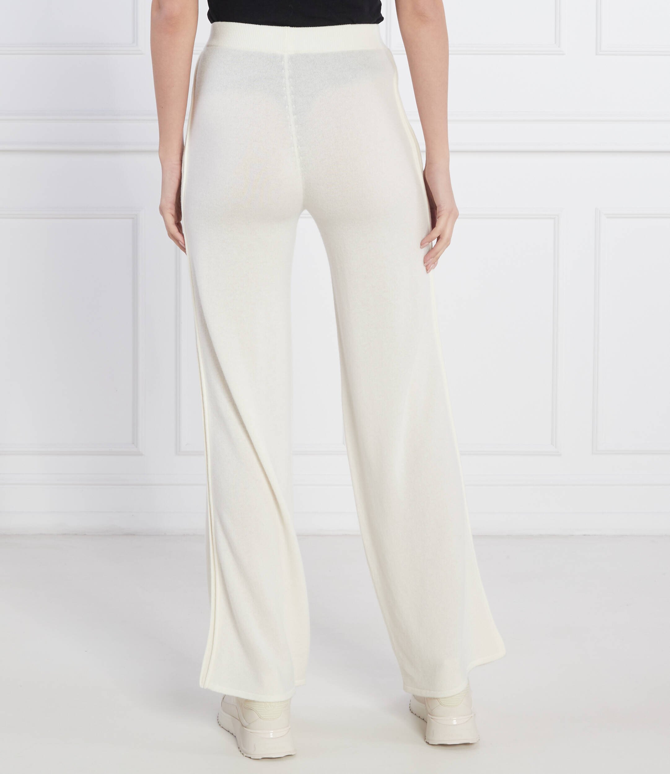 Beatrice B De lână pantaloni de tricot | Relaxed fit cu adaos de cașmir