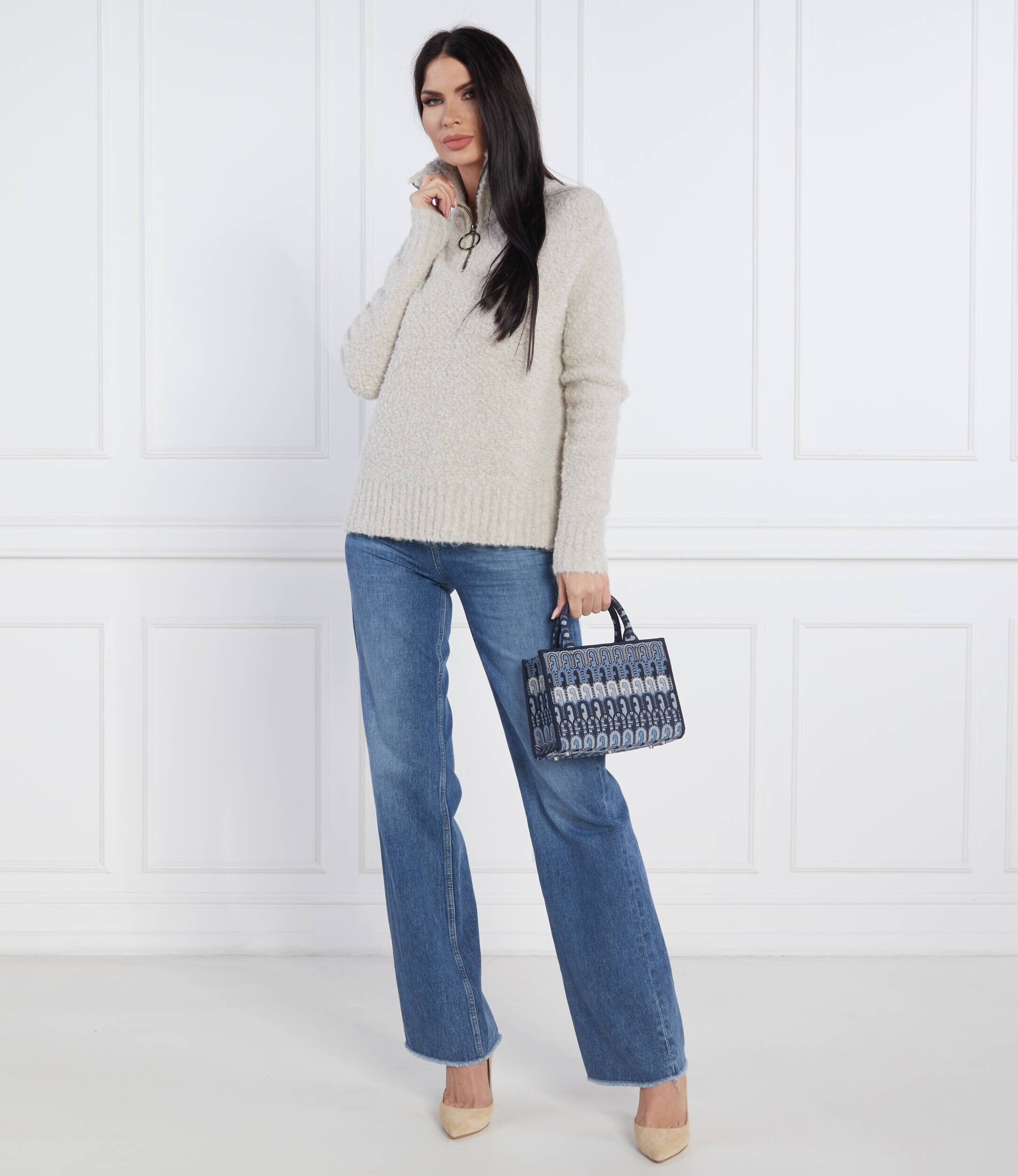 Beatrice B de lână pulover maglia | regular fit