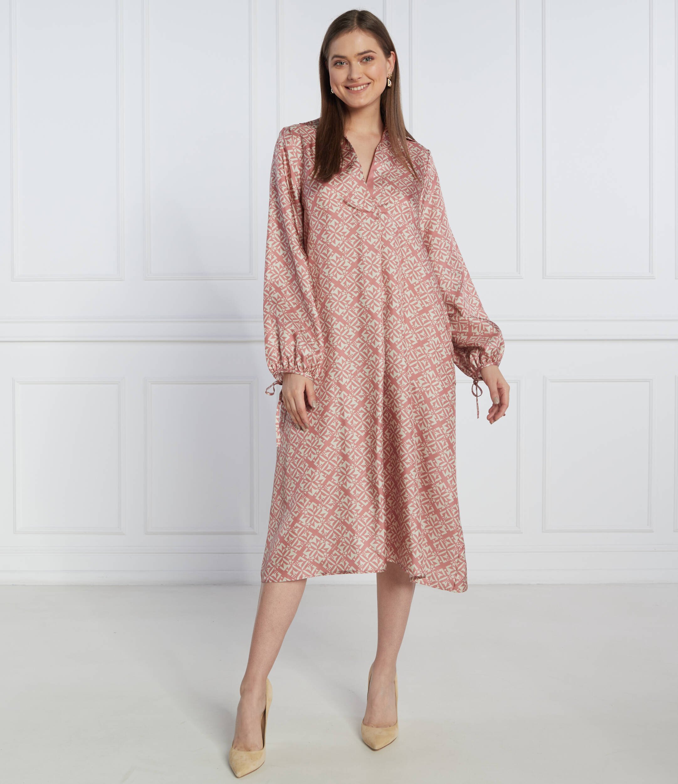 Beatrice B De mătase rochie