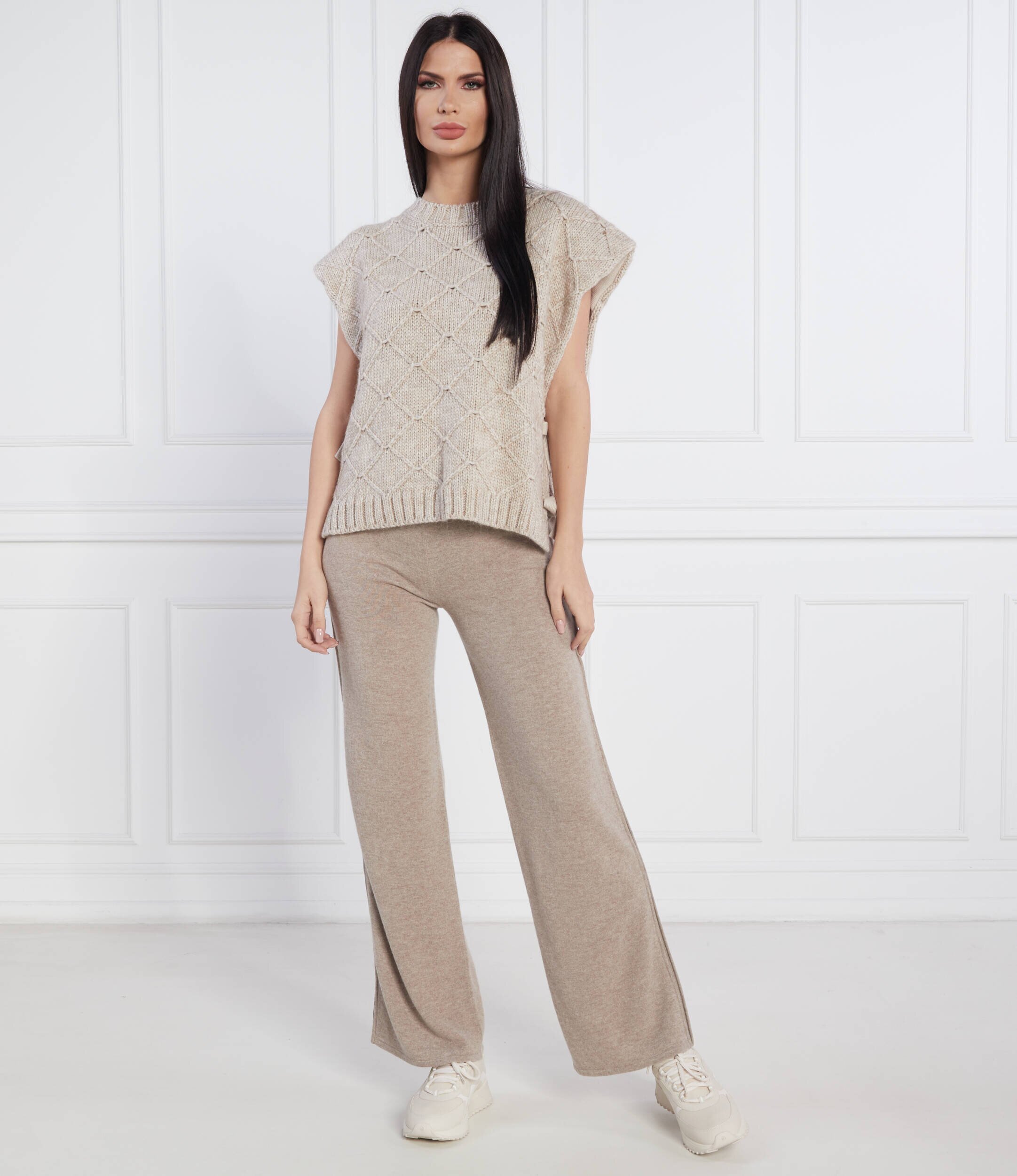 Beatrice B Vestă GILET | Regular Fit cu adaos de lână