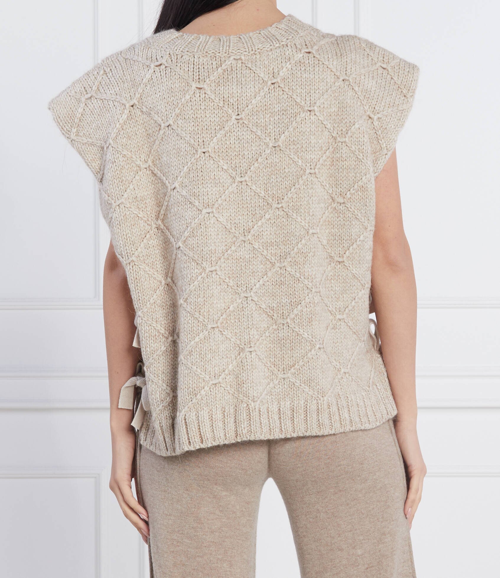 Beatrice B Vestă GILET | Regular Fit cu adaos de lână