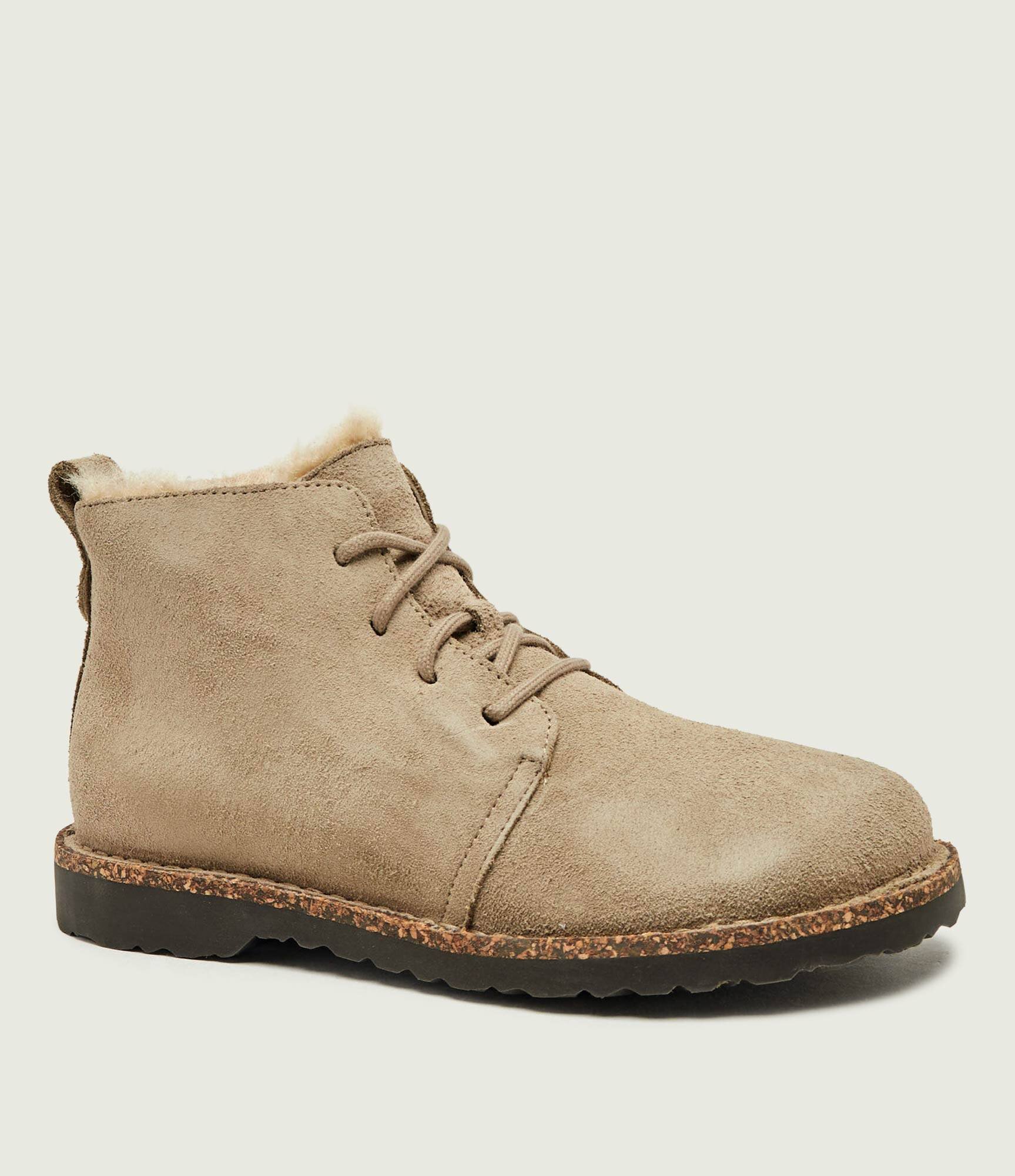 Birkenstock Botine Uppsala Mid | piele întoarsă (zamsz) | cu adaos de lână | narrow fit | shearling