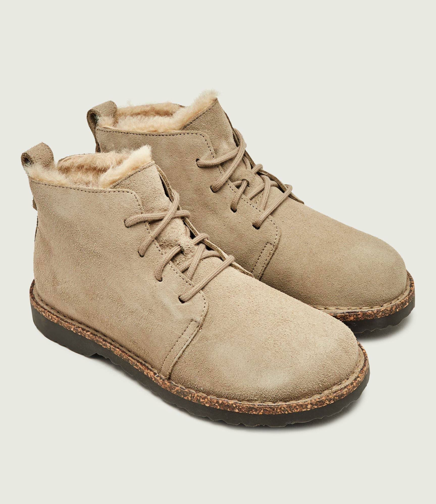 Birkenstock Botine Uppsala Mid | piele întoarsă (zamsz) | cu adaos de lână | narrow fit | shearling