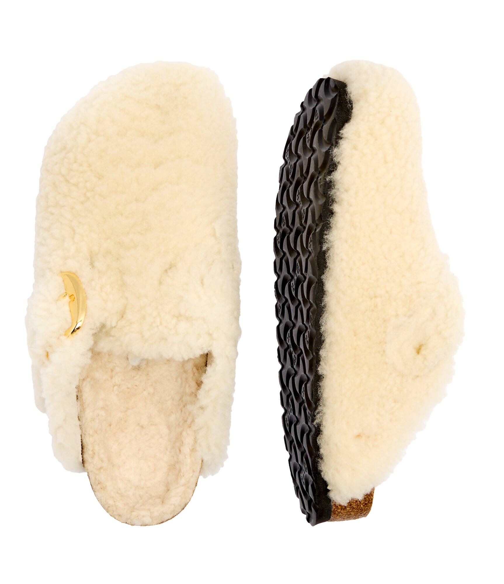 Birkenstock De lână mules (încălțăminte) Boston | shearling | narrow fit