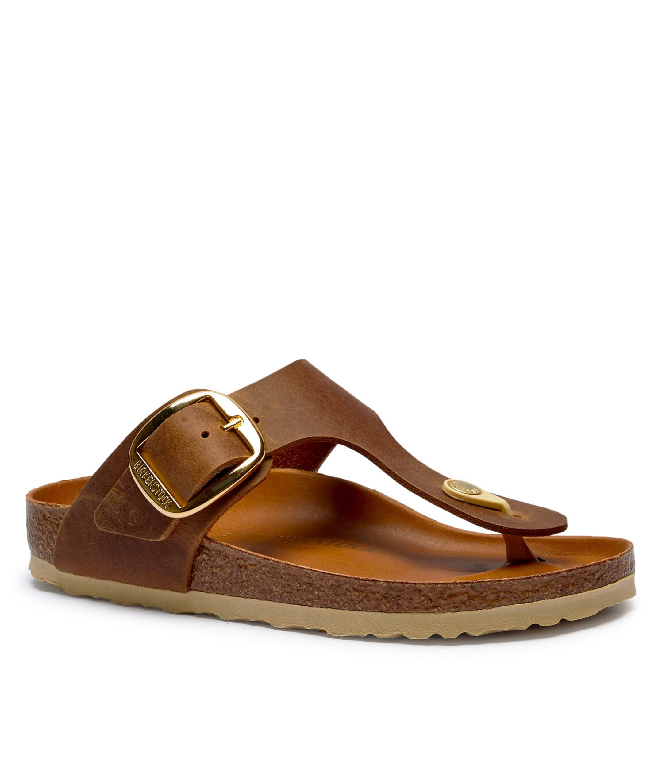 Birkenstock De piele flip flops LEOI | narrow fit