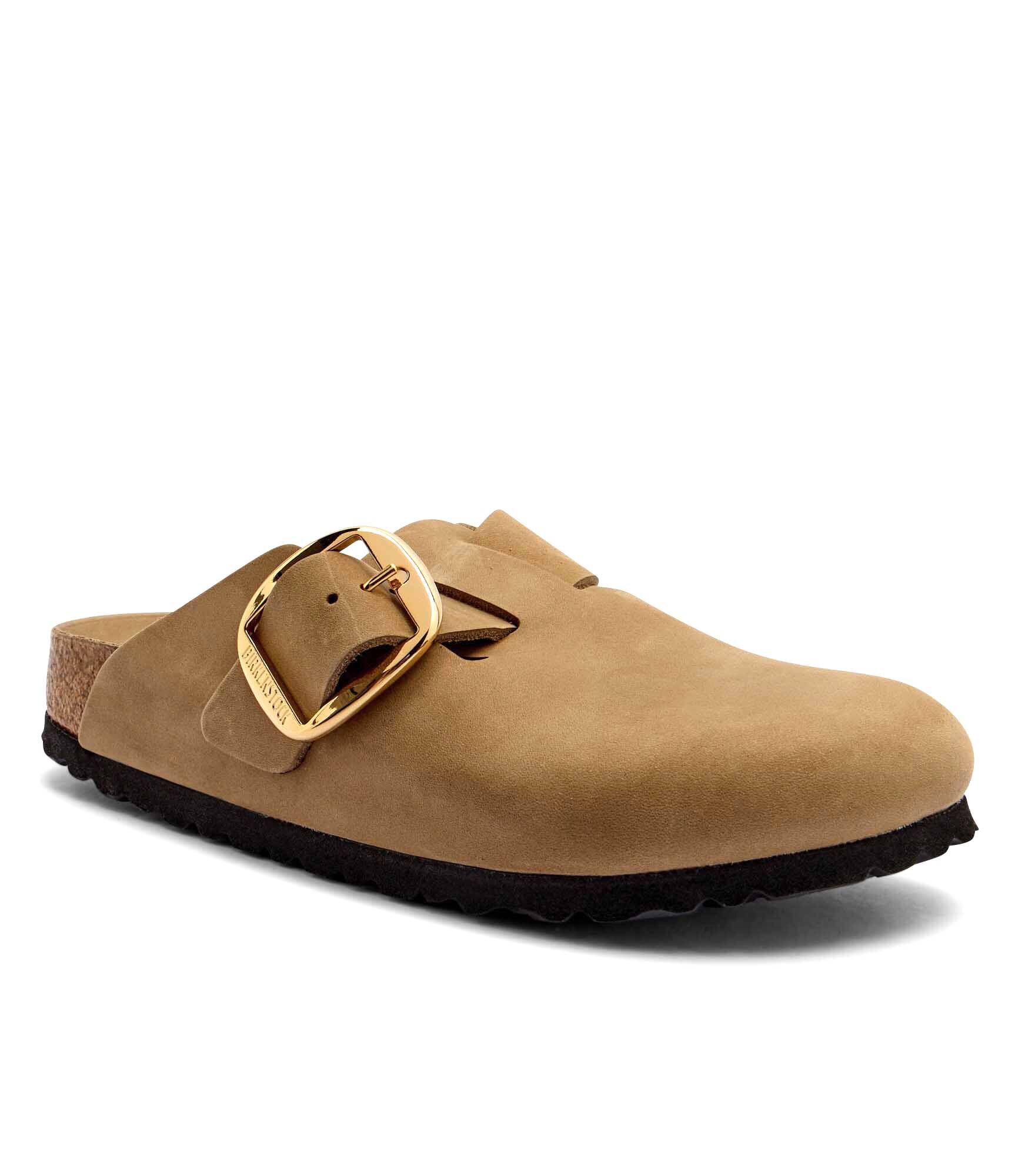 Birkenstock De piele mules (încălțăminte) Boston Big Buckle LEOI | narrow fit