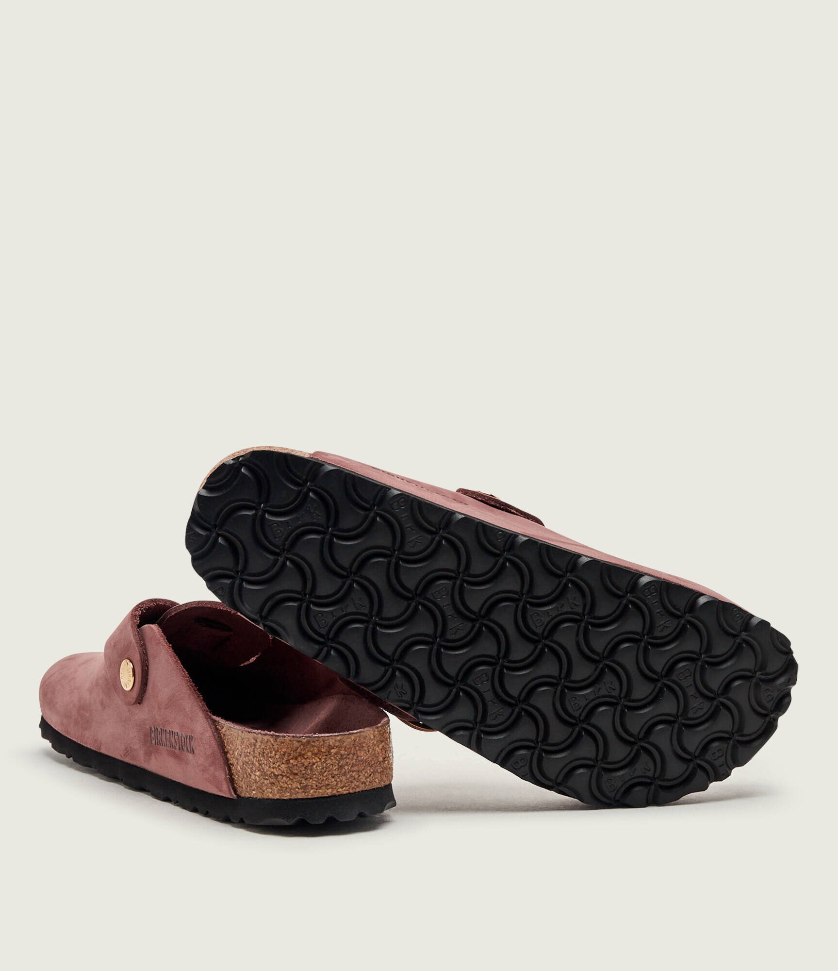 Birkenstock De piele mules (încălțăminte) Boston Big Buckle | narrow fit