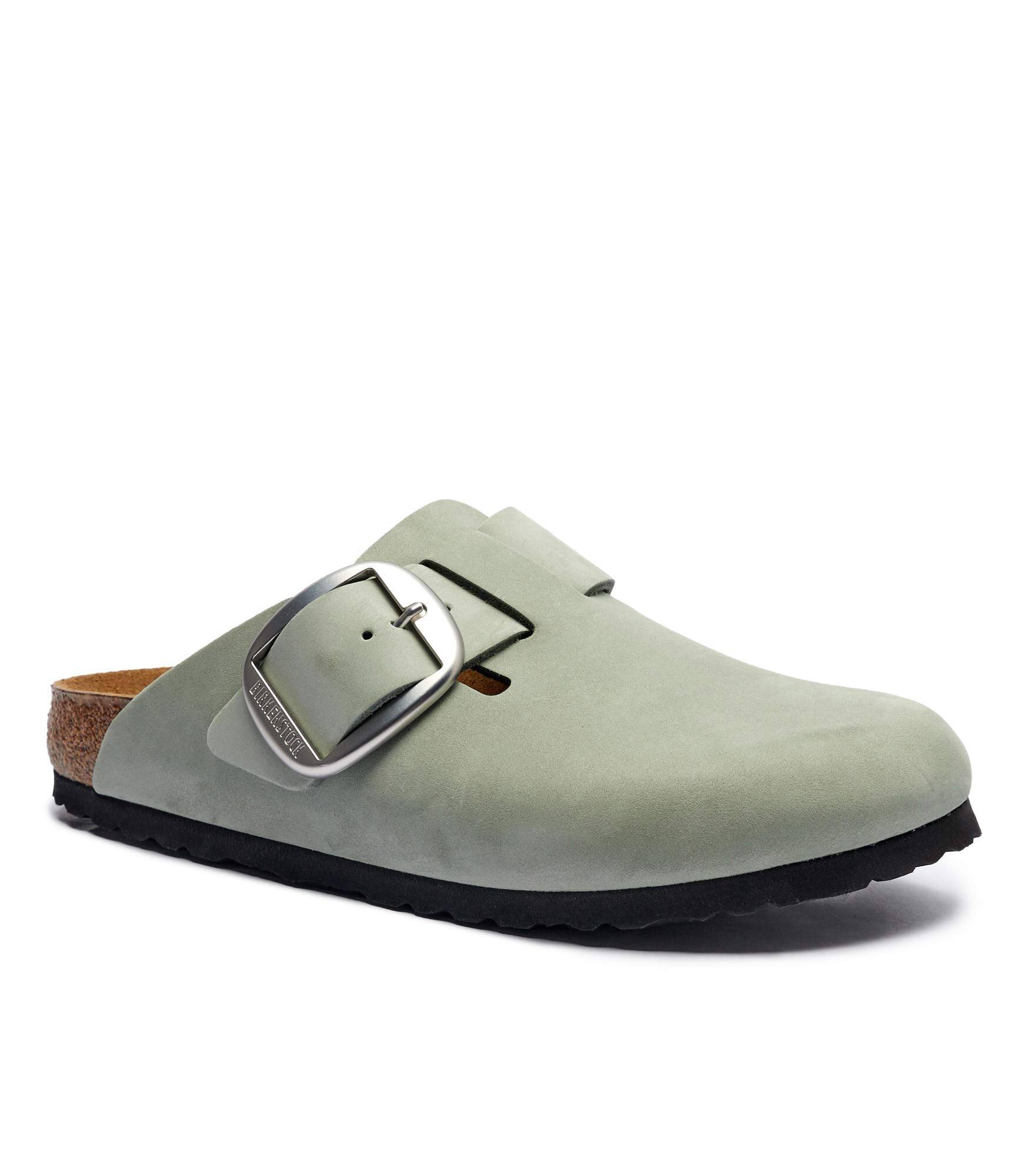 Birkenstock De piele mules (încălțăminte) Boston Big Buckle | narrow fit