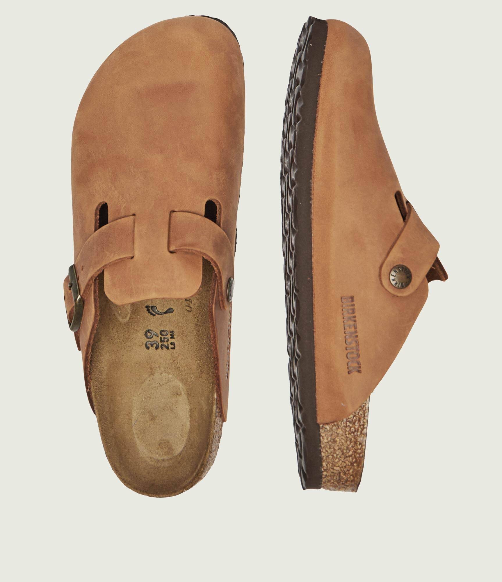 Birkenstock De piele mules (încălțăminte) Boston LEOI | narrow fit