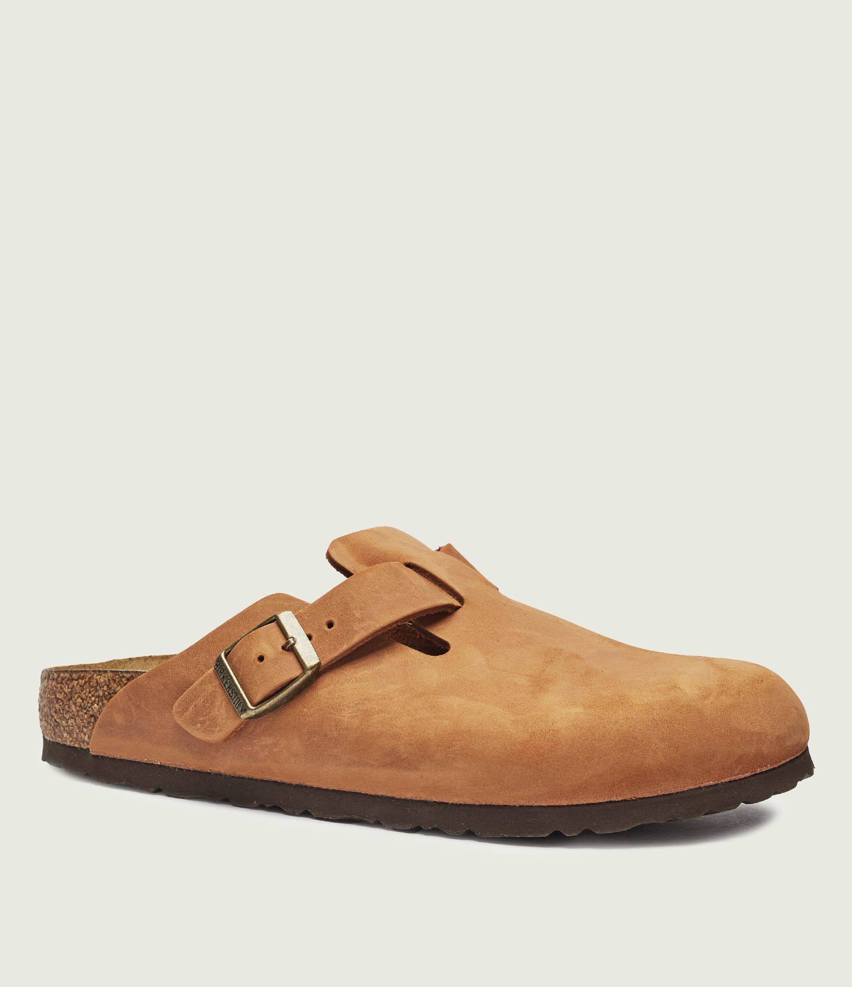 Birkenstock De piele mules (încălțăminte) Boston LEOI | narrow fit