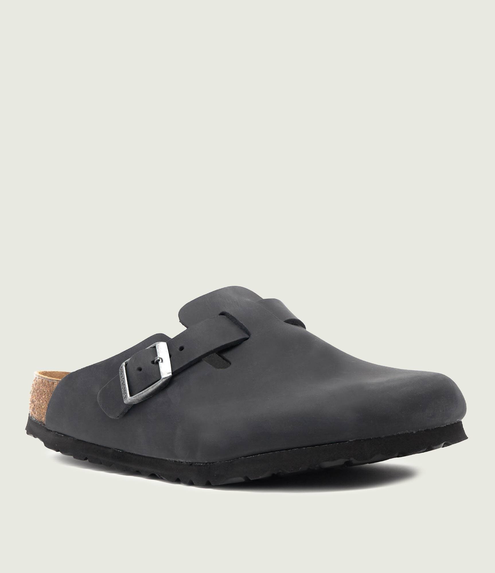 Birkenstock De piele mules (încălțăminte) Boston | narrow fit