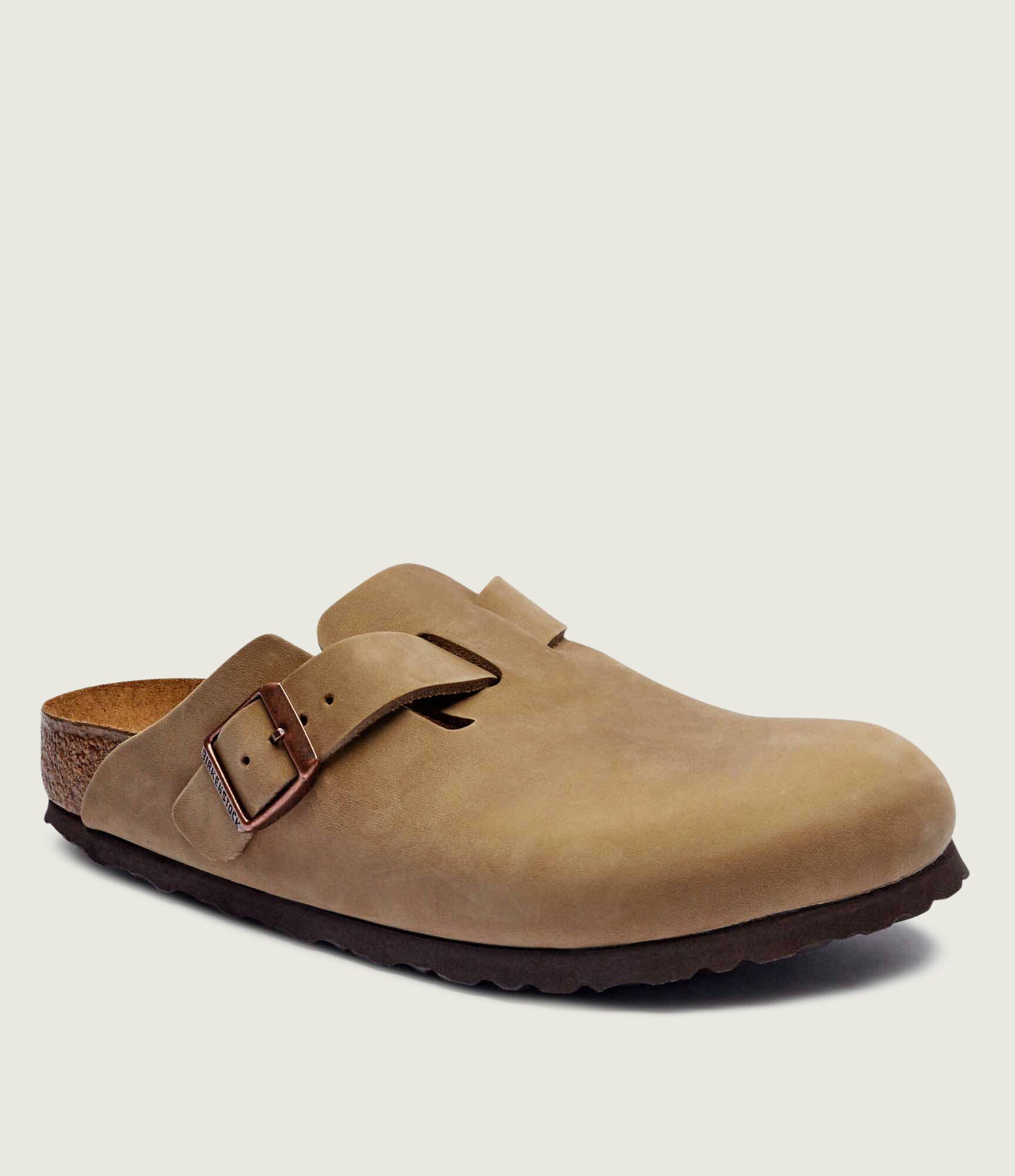 Birkenstock De piele mules (încălțăminte) Boston | narrow fit