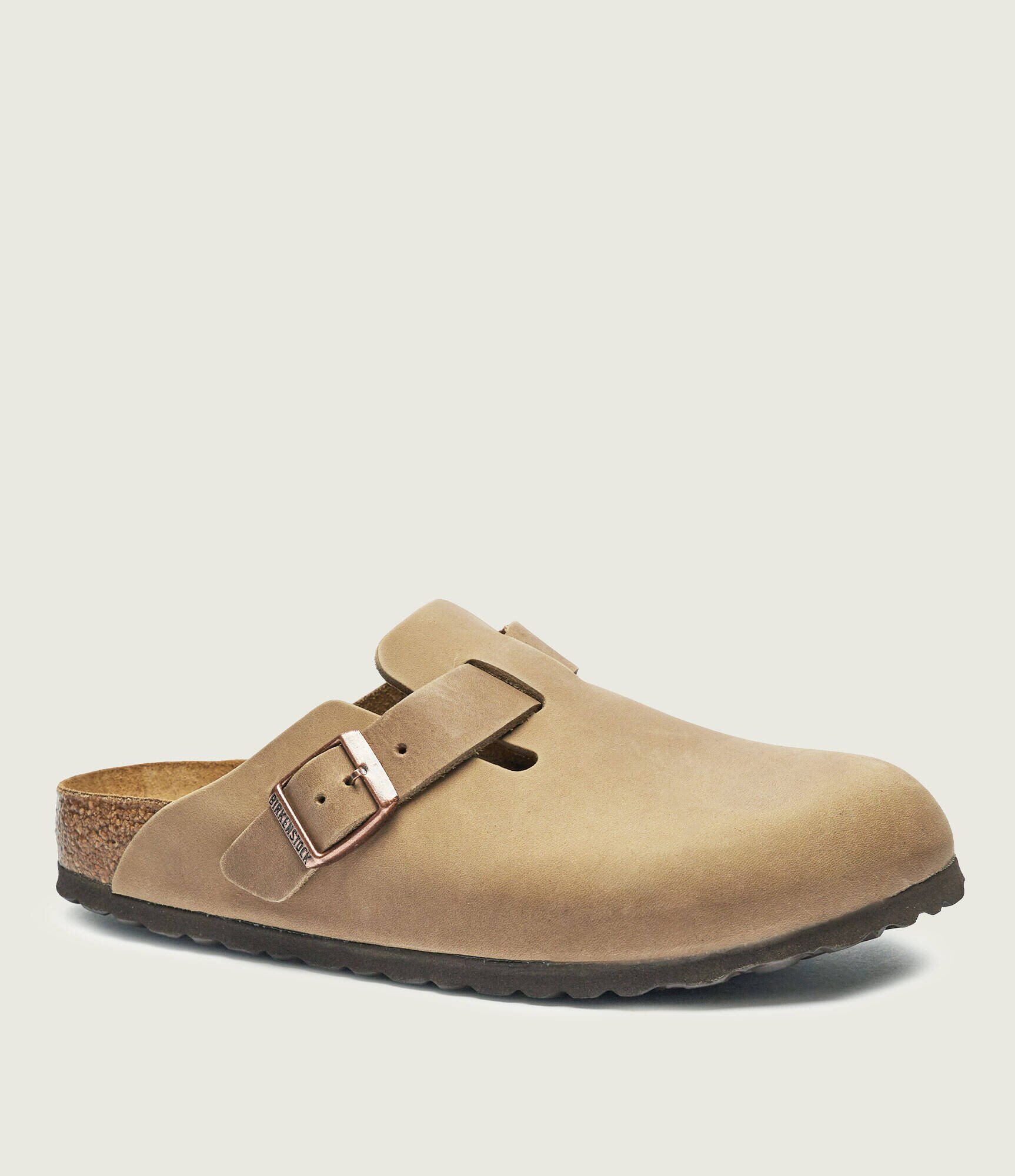 Birkenstock De piele mules (încălțăminte) BOSTON | narrow fit