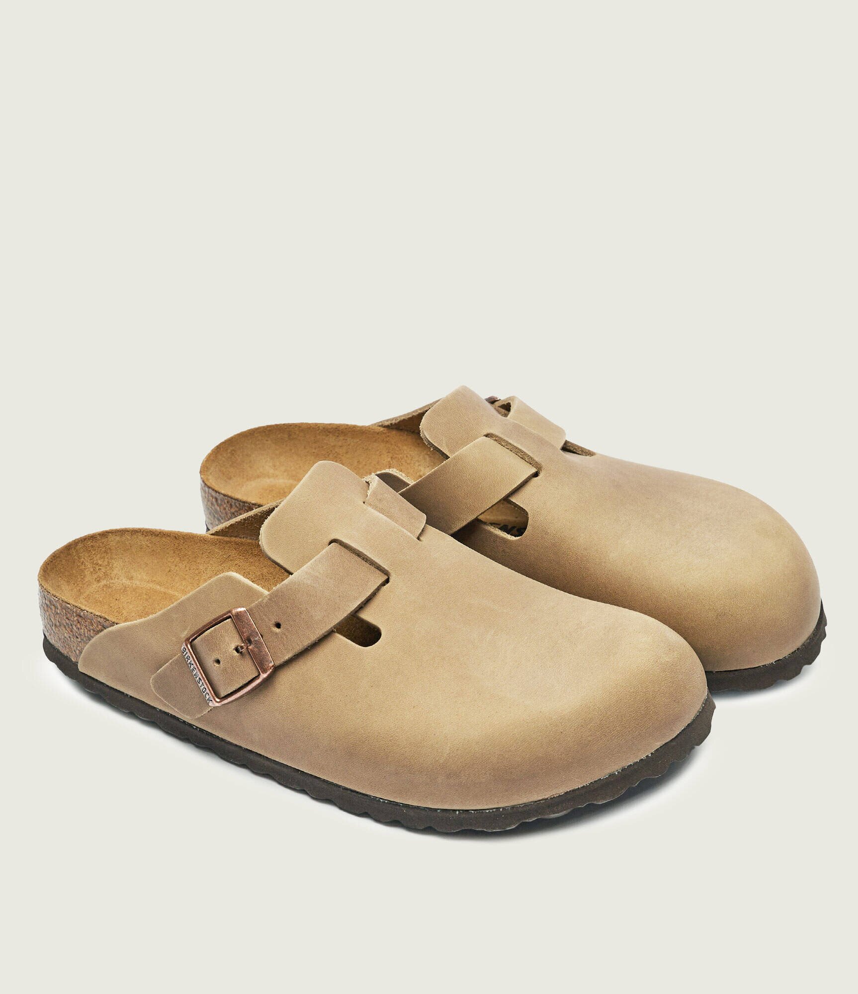 Birkenstock De piele mules (încălțăminte) BOSTON | narrow fit
