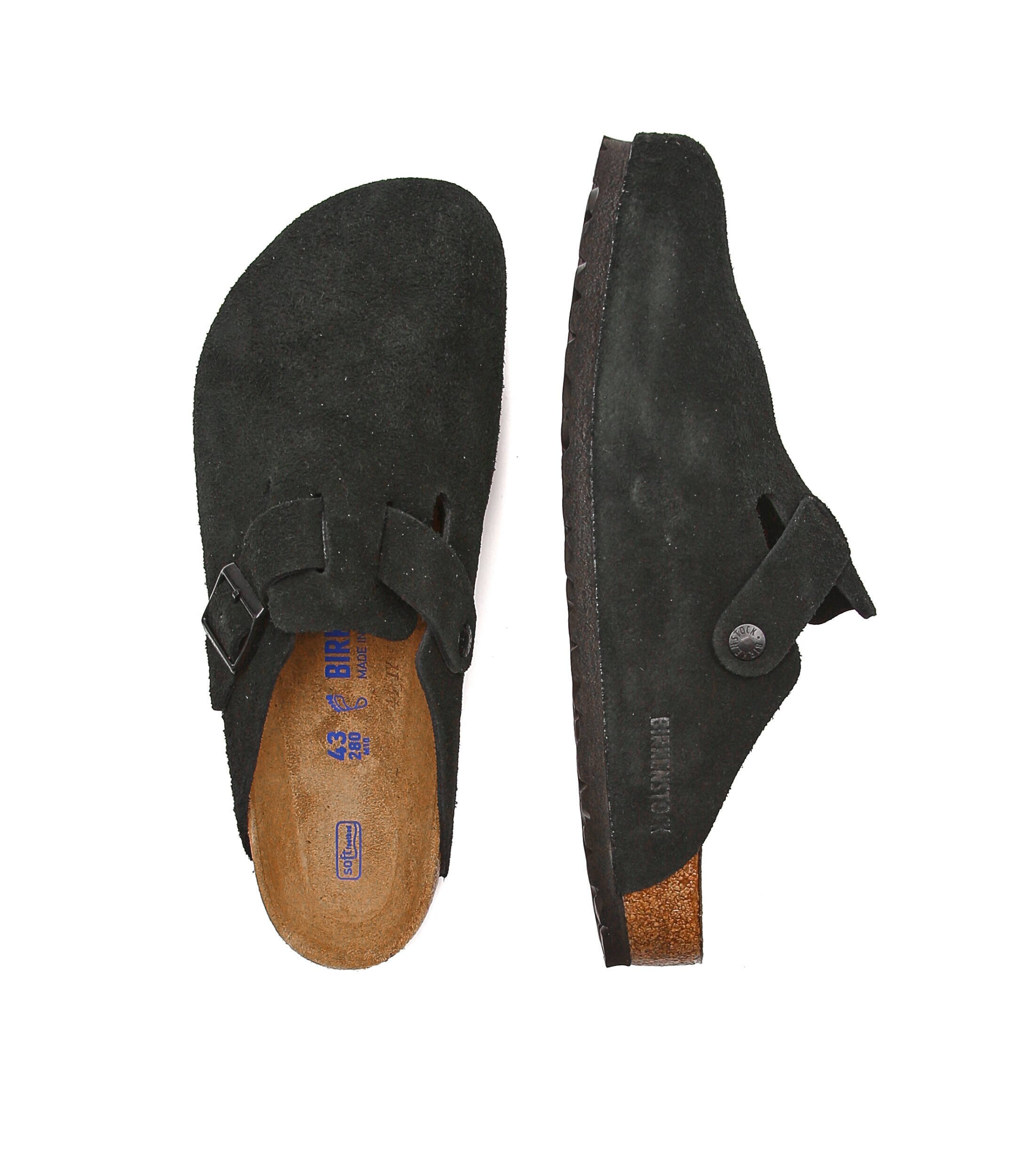 Birkenstock De piele papuci de casă Boston SFB VL