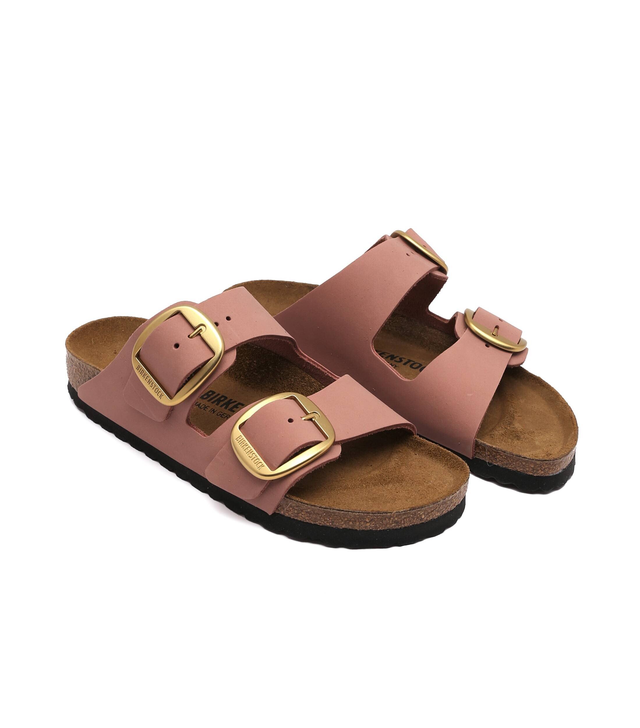 Birkenstock De piele șlapi Arizona Big Buckle LENB | narrow fit