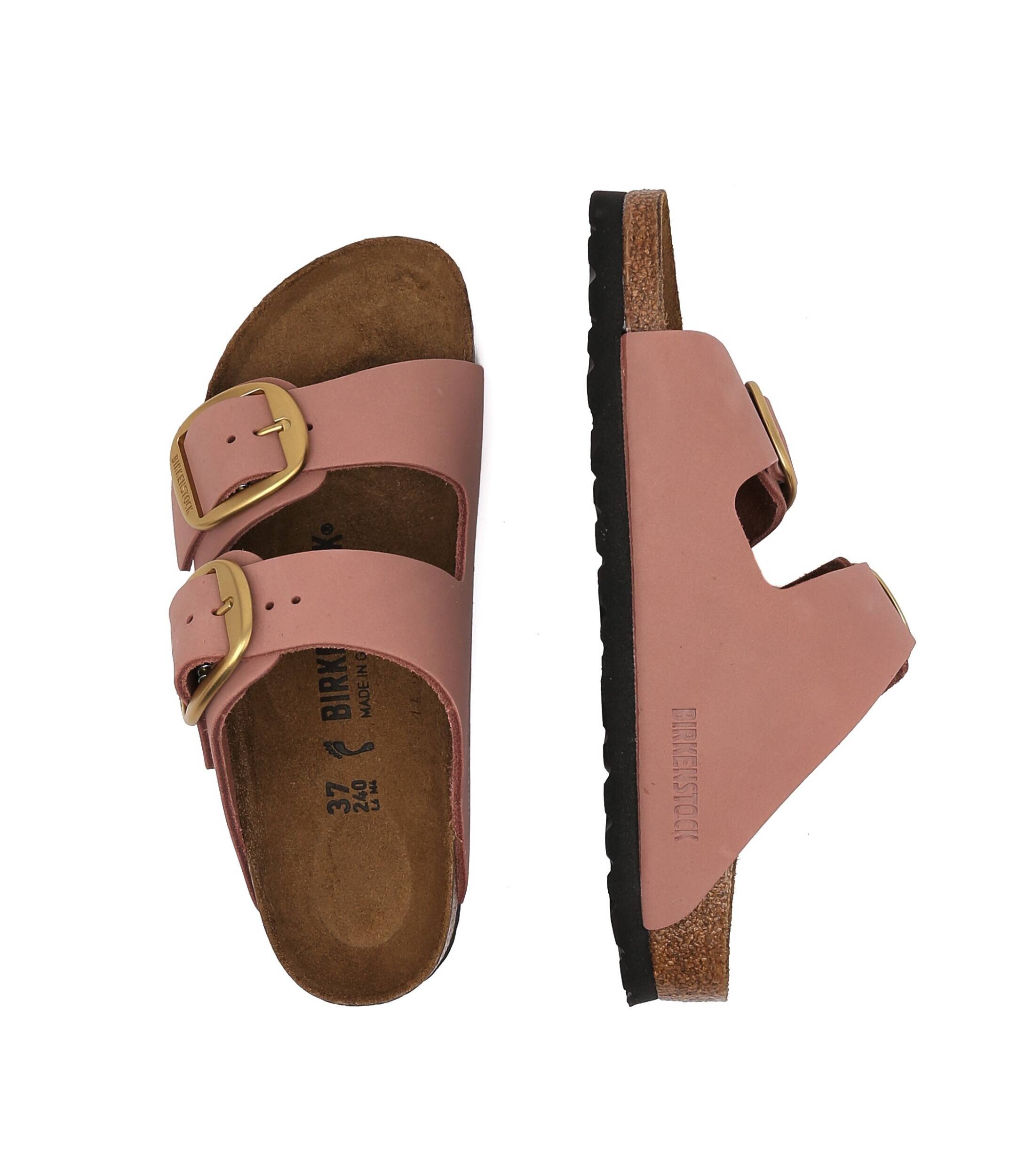 Birkenstock De piele șlapi Arizona Big Buckle LENB | narrow fit