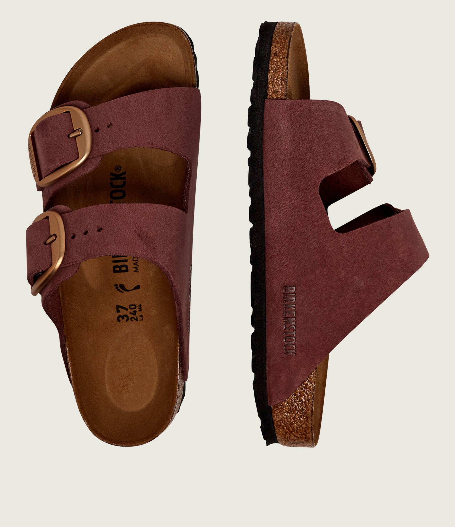 Birkenstock De piele șlapi Arizona Big Buckle | narrow fit