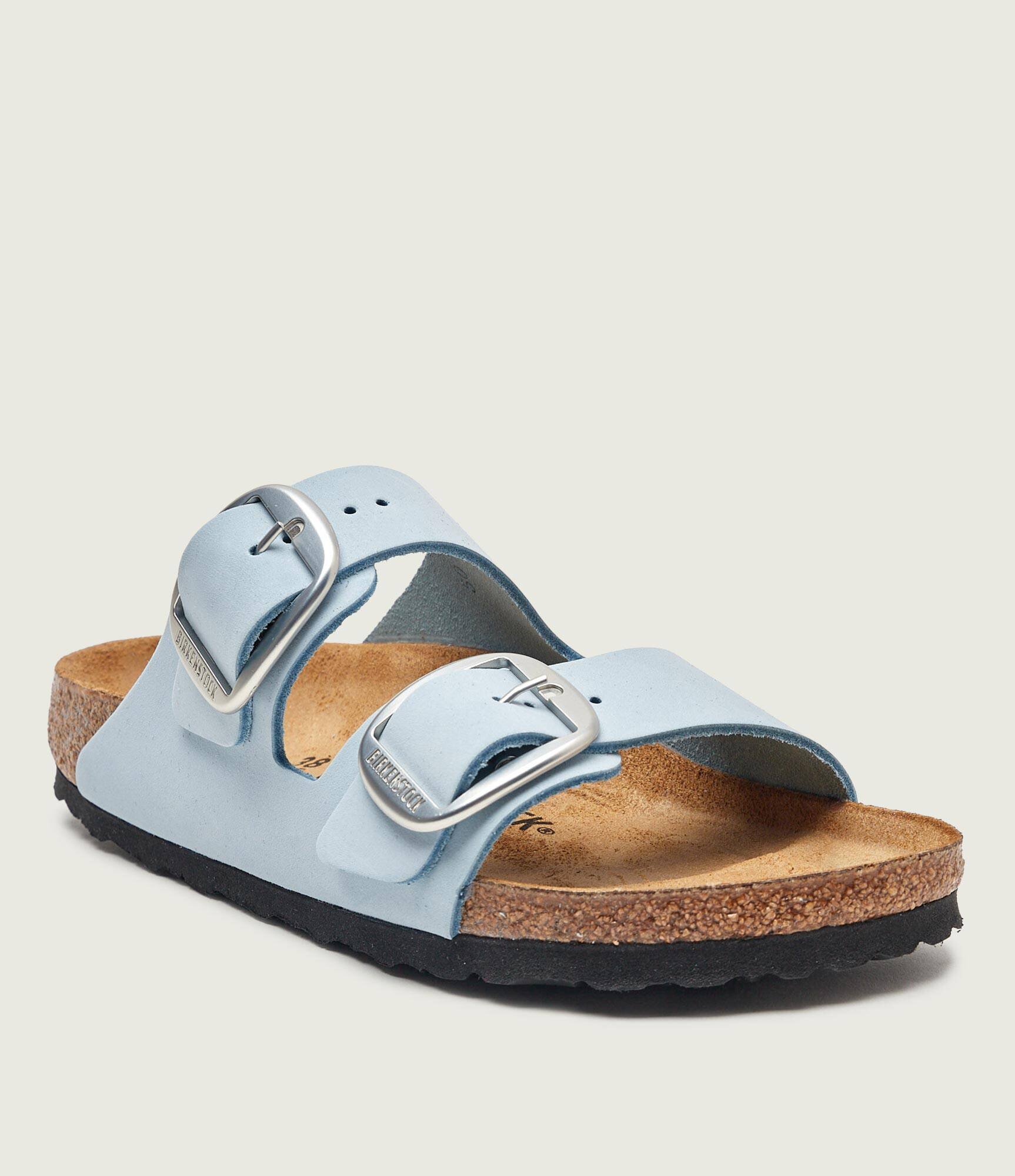 Birkenstock De piele șlapi Arizona Big Buckle | piele întoarsă