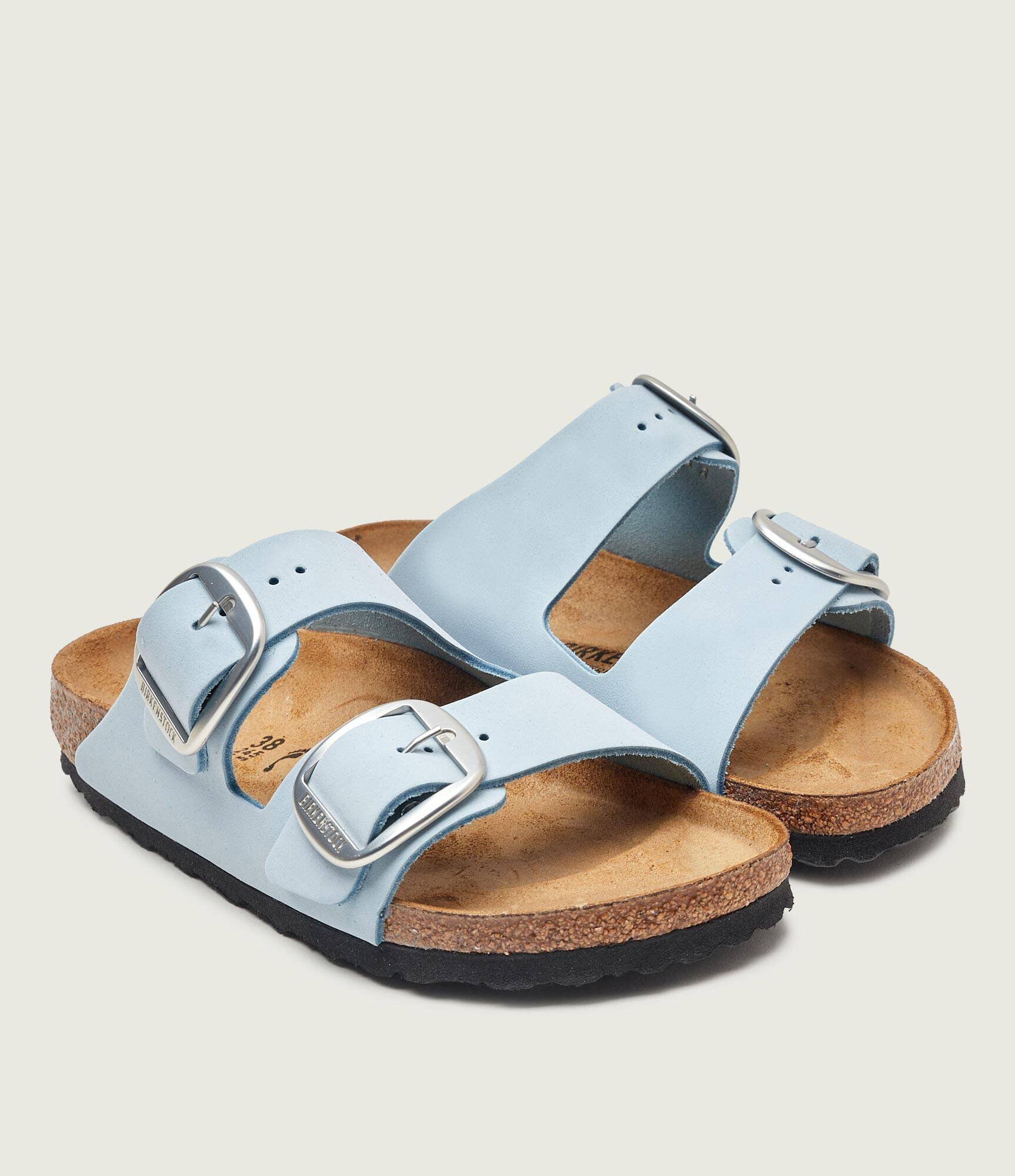 Birkenstock De piele șlapi Arizona Big Buckle | piele întoarsă