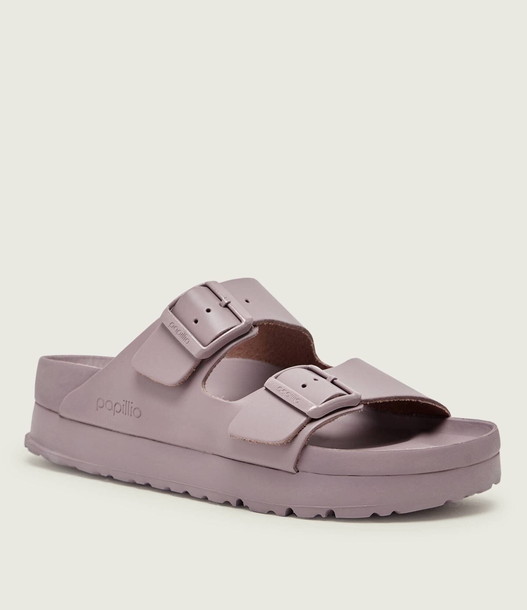 Birkenstock De piele șlapi Arizona Flex Platform | x Papillio | narrow fit