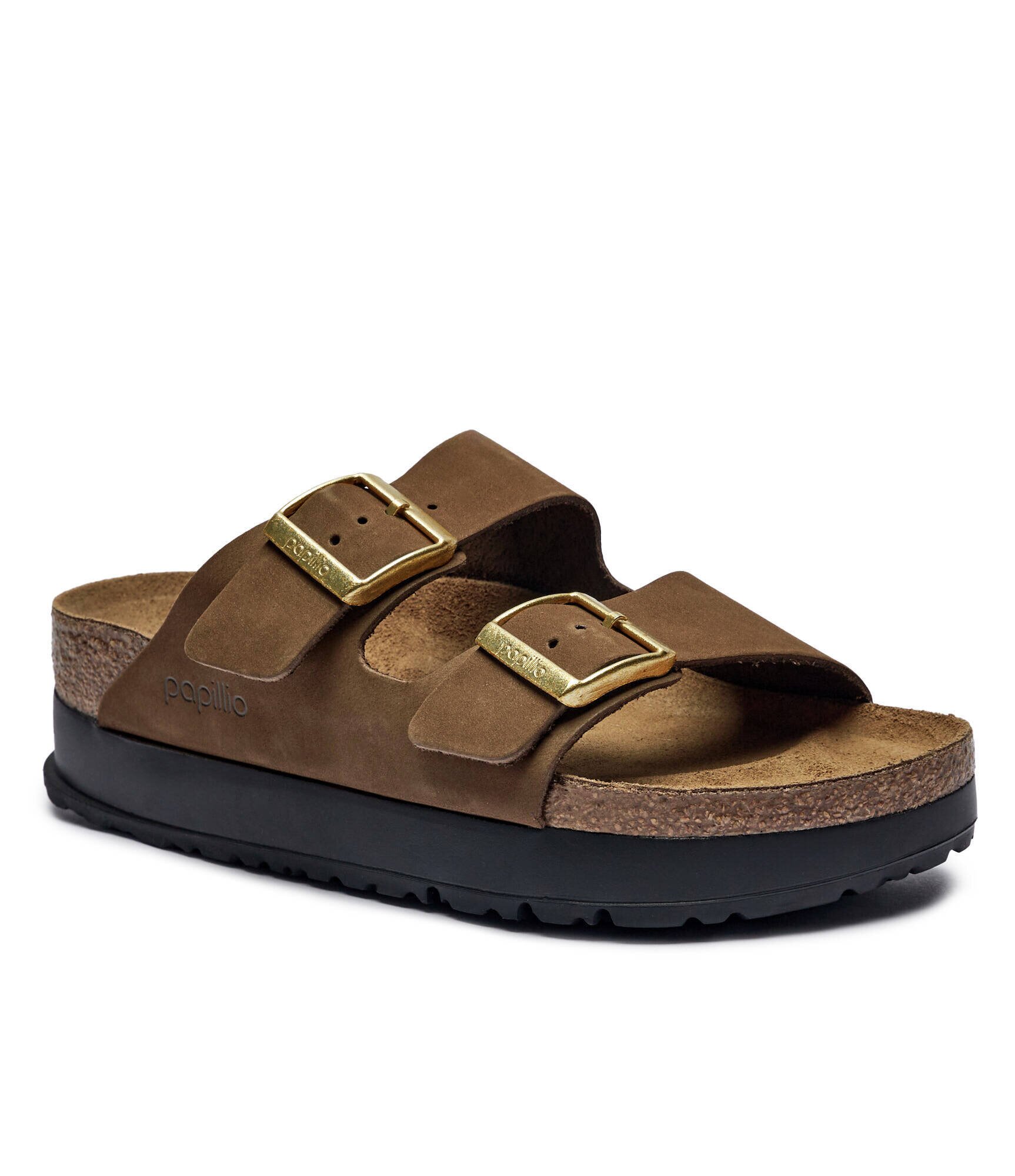 Birkenstock De piele șlapi Arizona Flex Platform | x Papillio | narrow fit