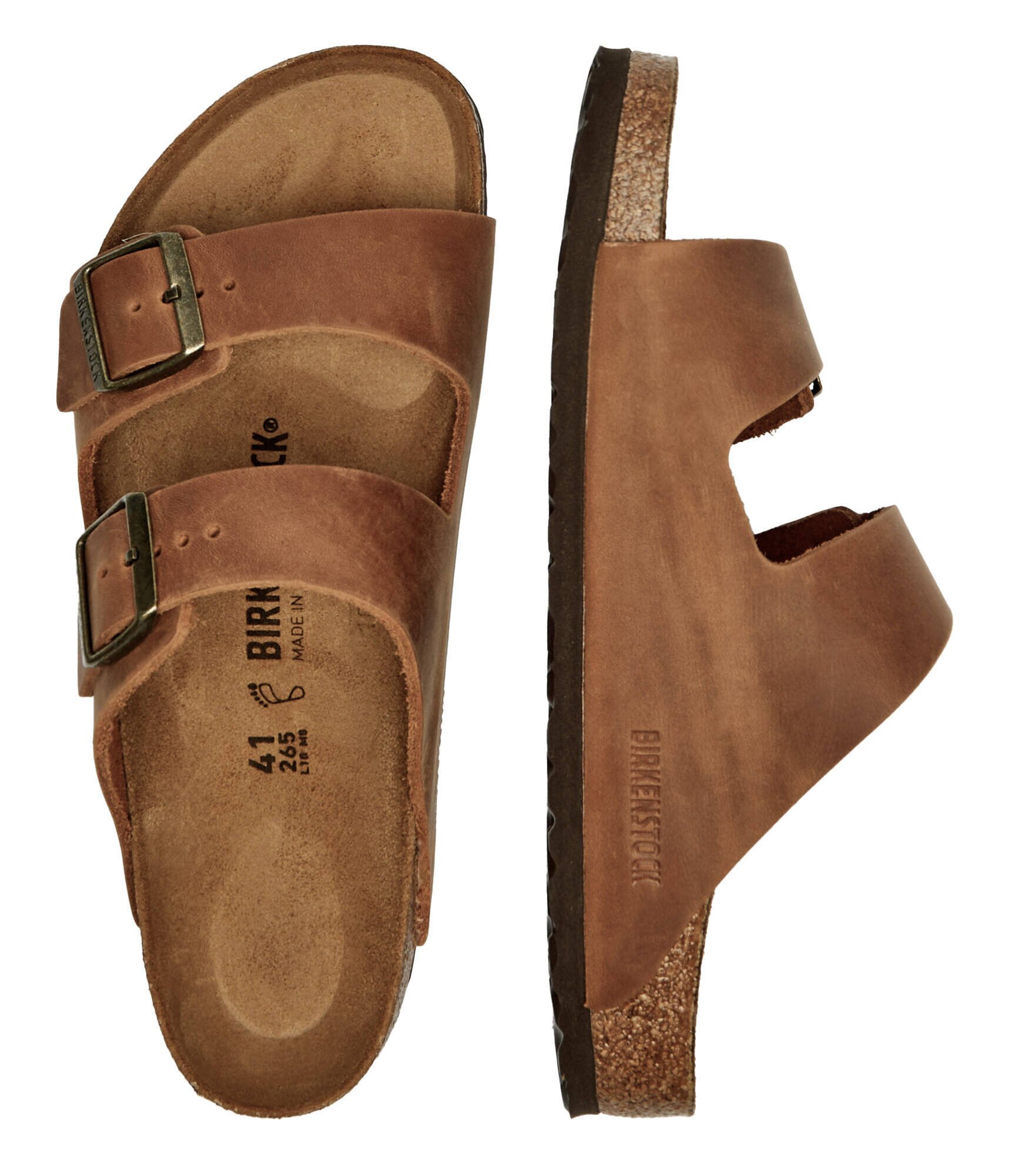 Birkenstock De piele șlapi Arizona LEOI | regular fit