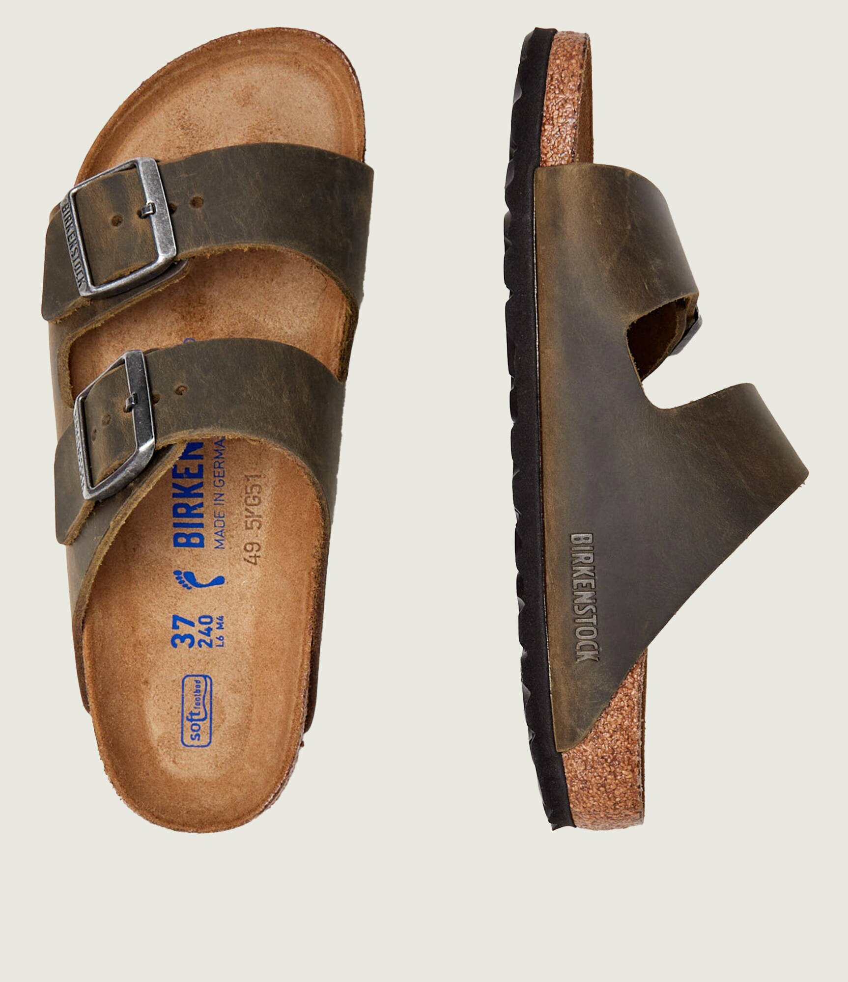 Birkenstock De piele șlapi Arizona | narrow fit