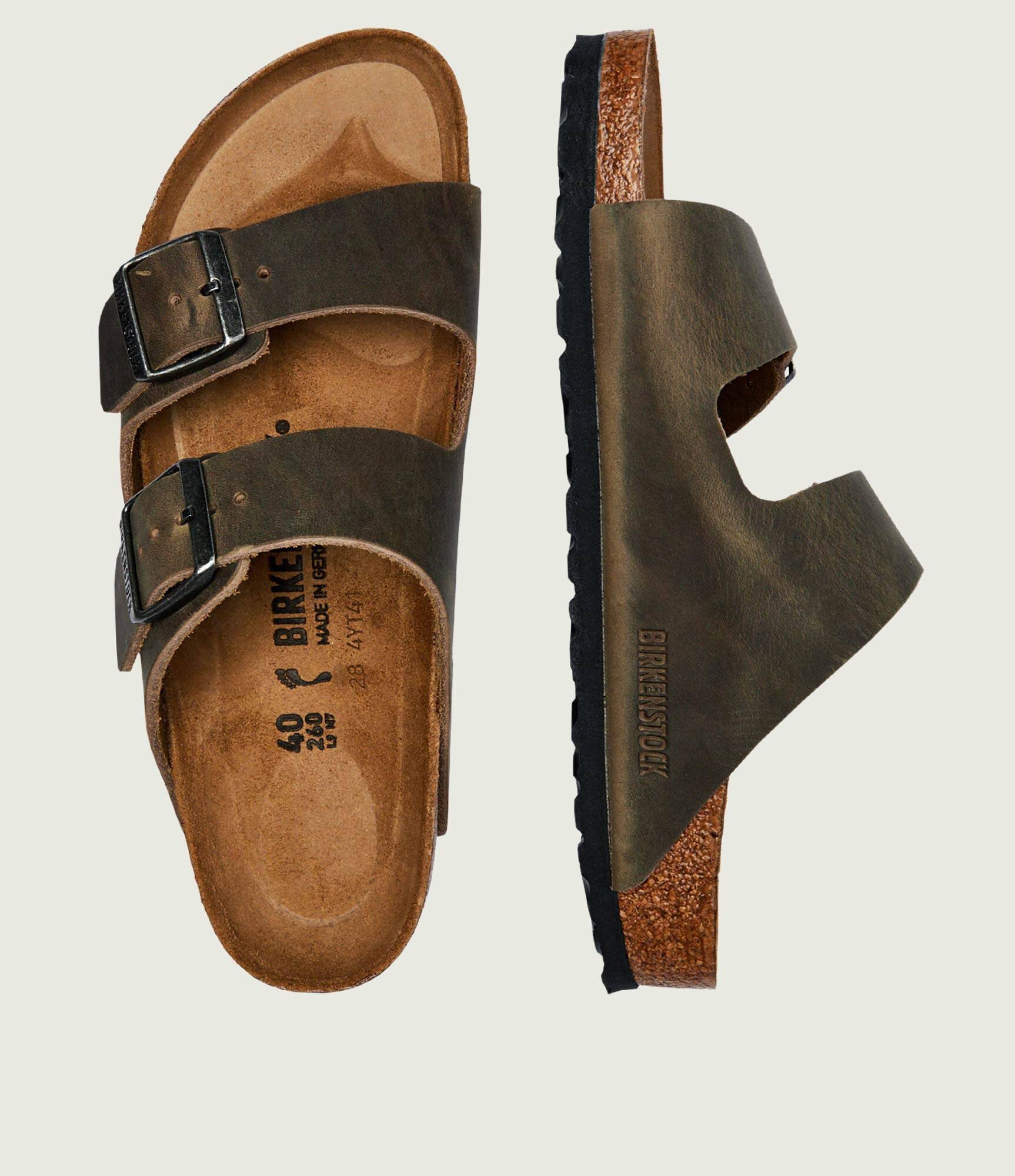 Birkenstock De piele șlapi Arizona | narrow fit
