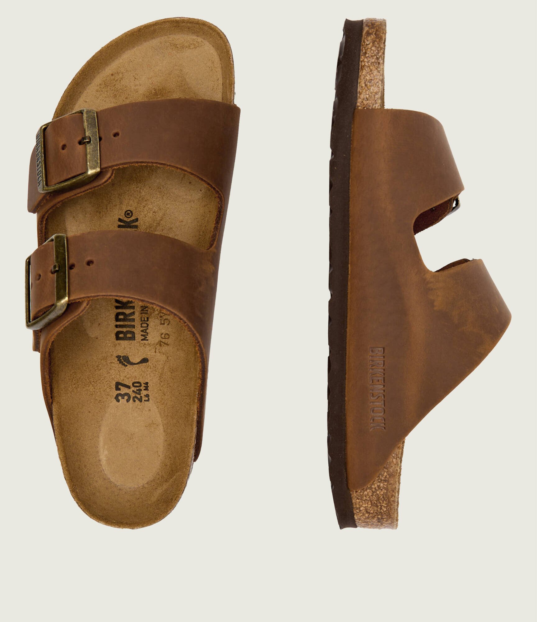 Birkenstock De piele șlapi Arizona | narrow fit