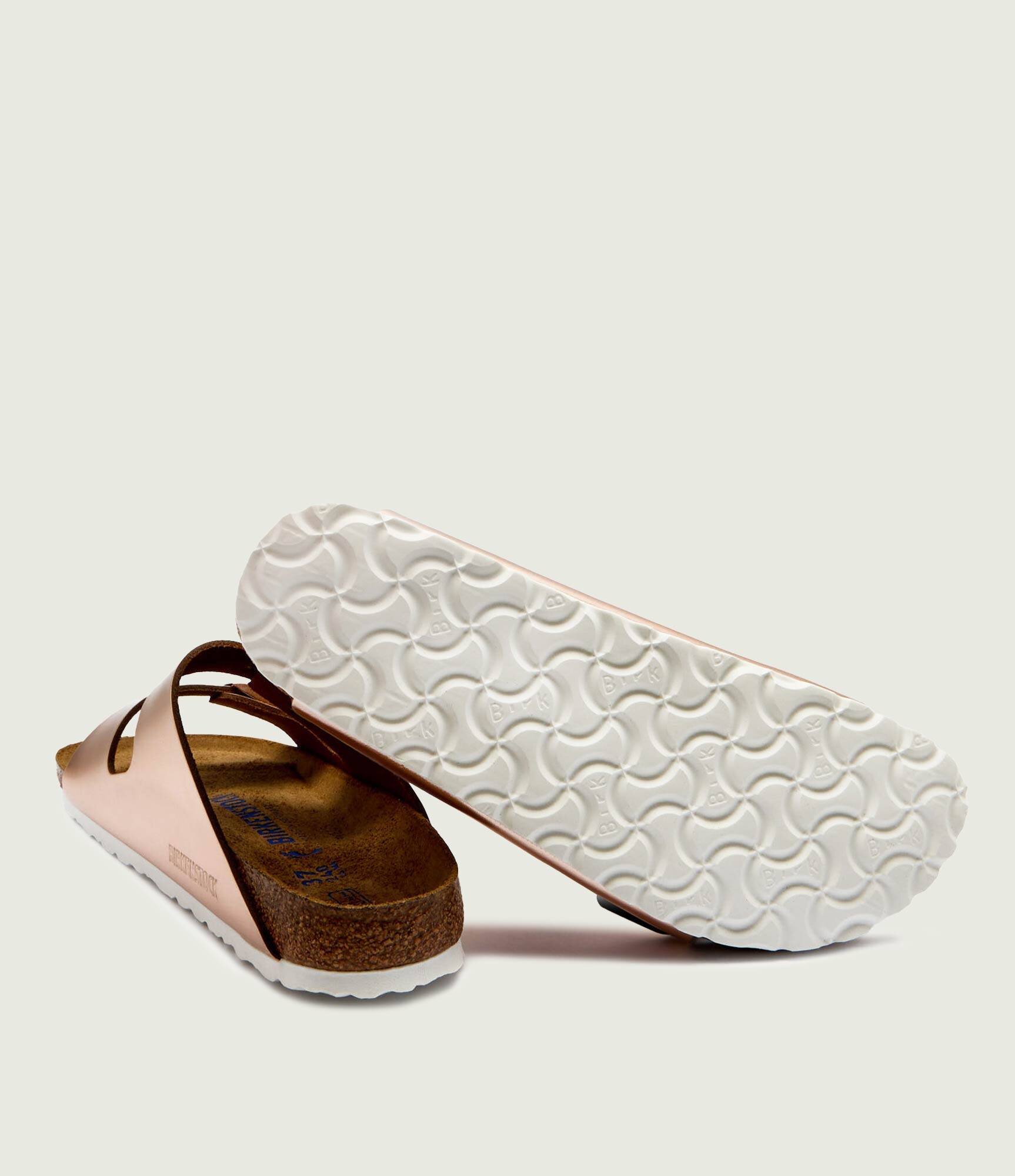 Birkenstock De piele șlapi Arizona NL SFB | narrow fit | piele întoarsă