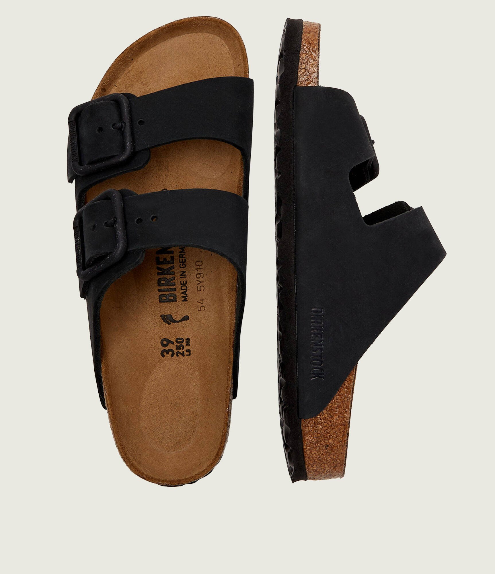 Birkenstock De piele șlapi Arizona Wire Buckle | narrow fit
