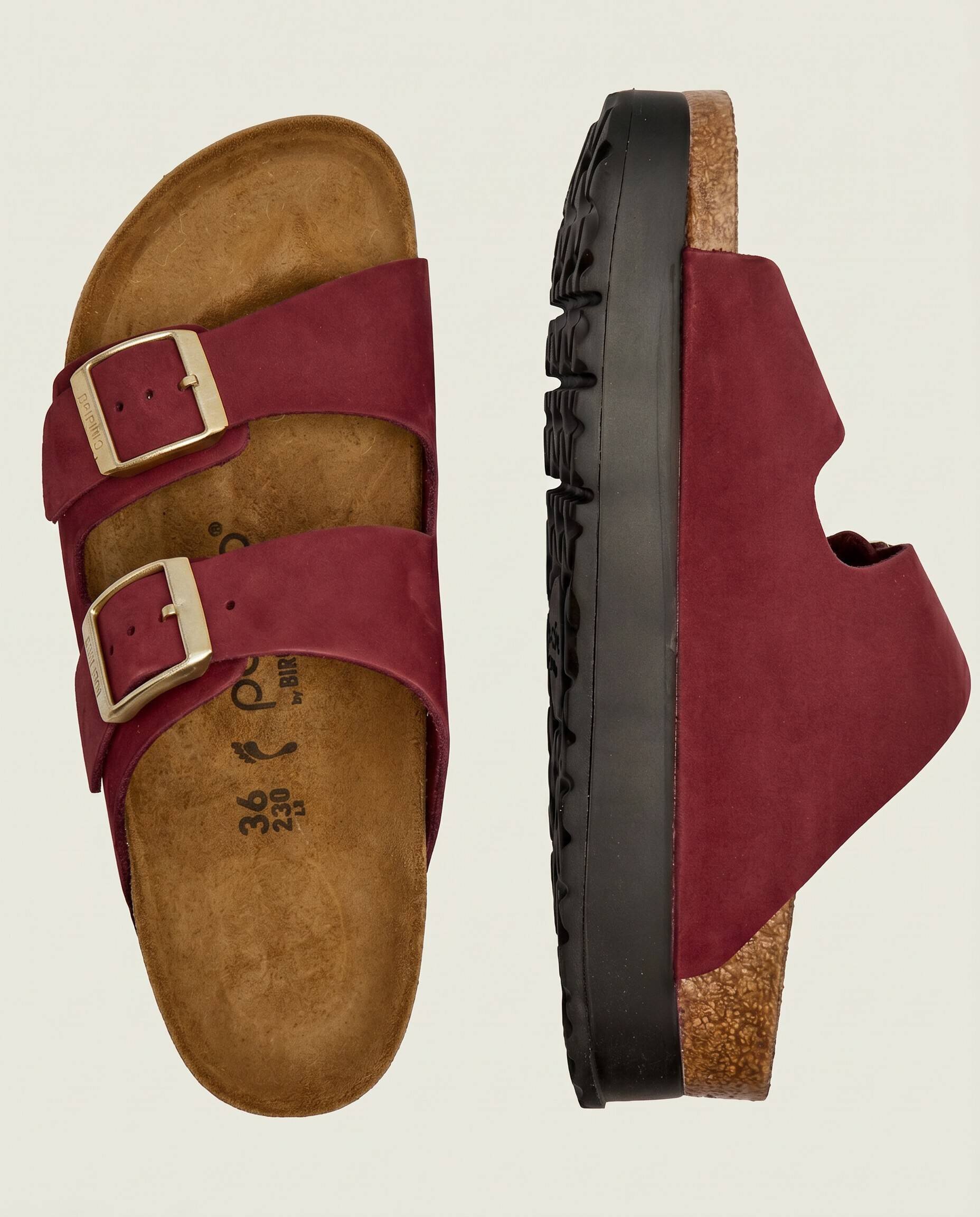 Birkenstock De piele șlapi Arizona x Papillio | narrow fit
