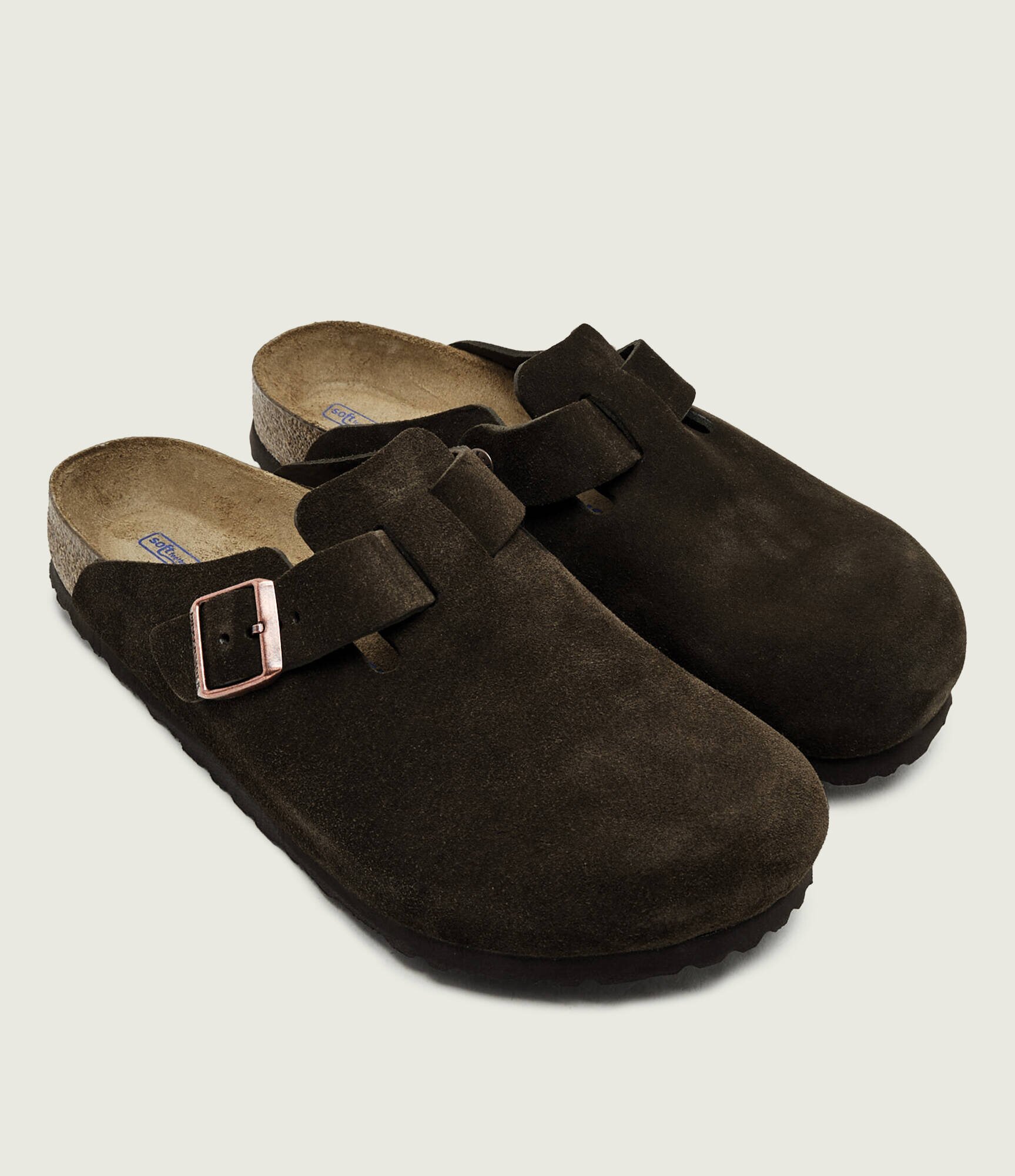 Birkenstock De piele șlapi BOSTON BS